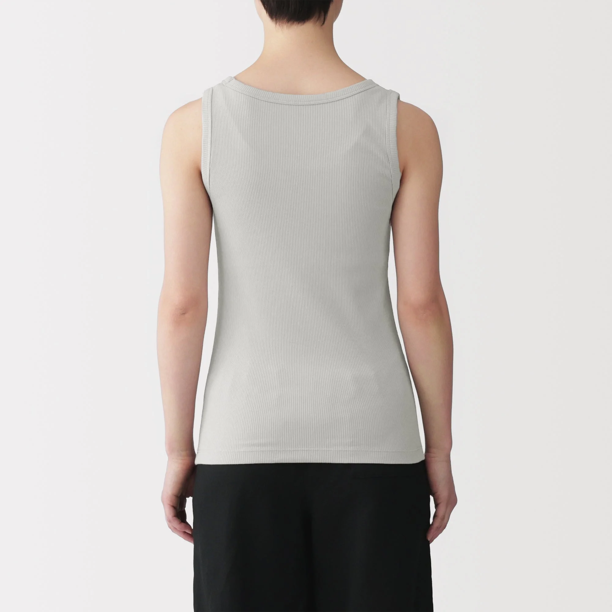 Lyocell Blend Rib Tank Top - Image 14