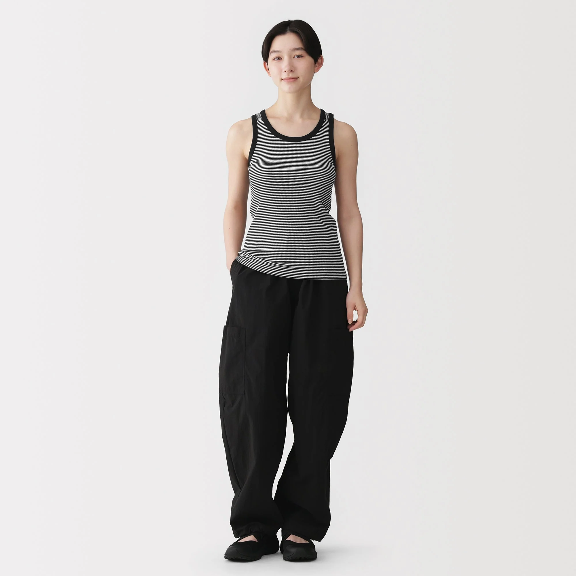 Lyocell Blend Rib Tank Top - Image 44