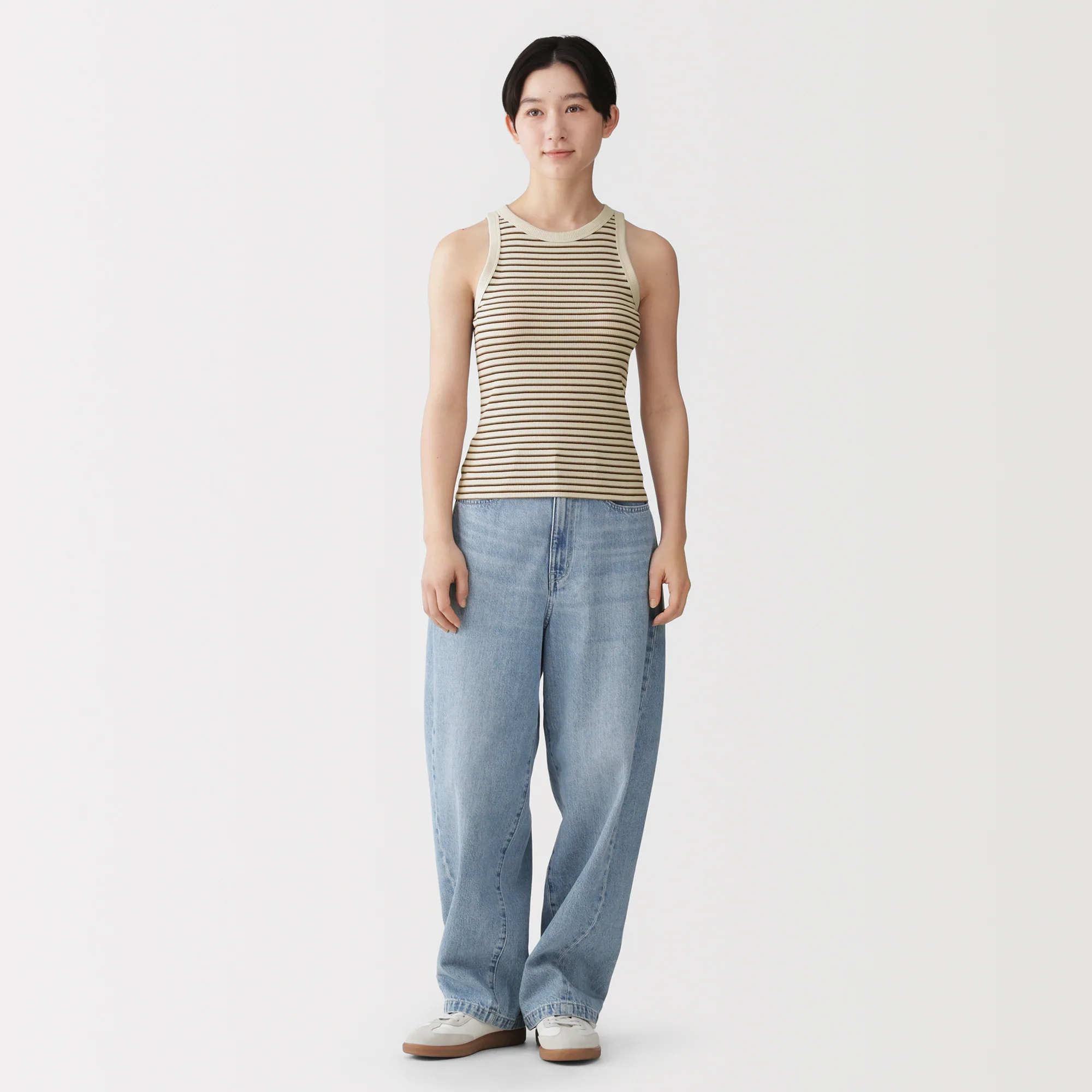 Lyocell Blend Rib Tank Top - Image 36