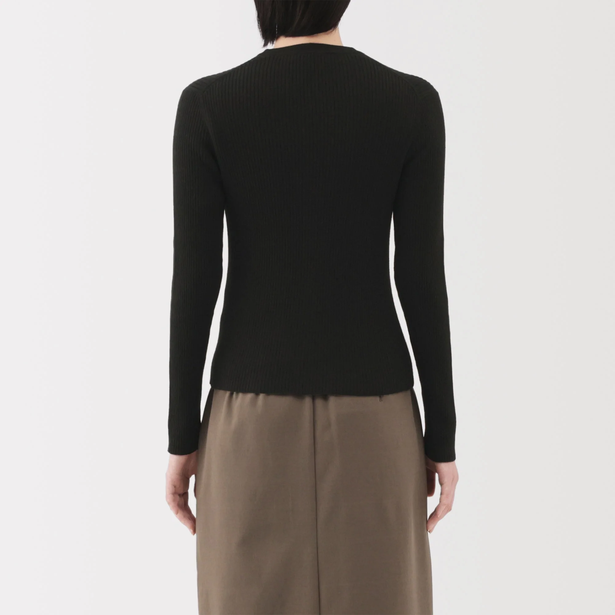 Lyocell Blend V-Neck Cardigan - Image 6