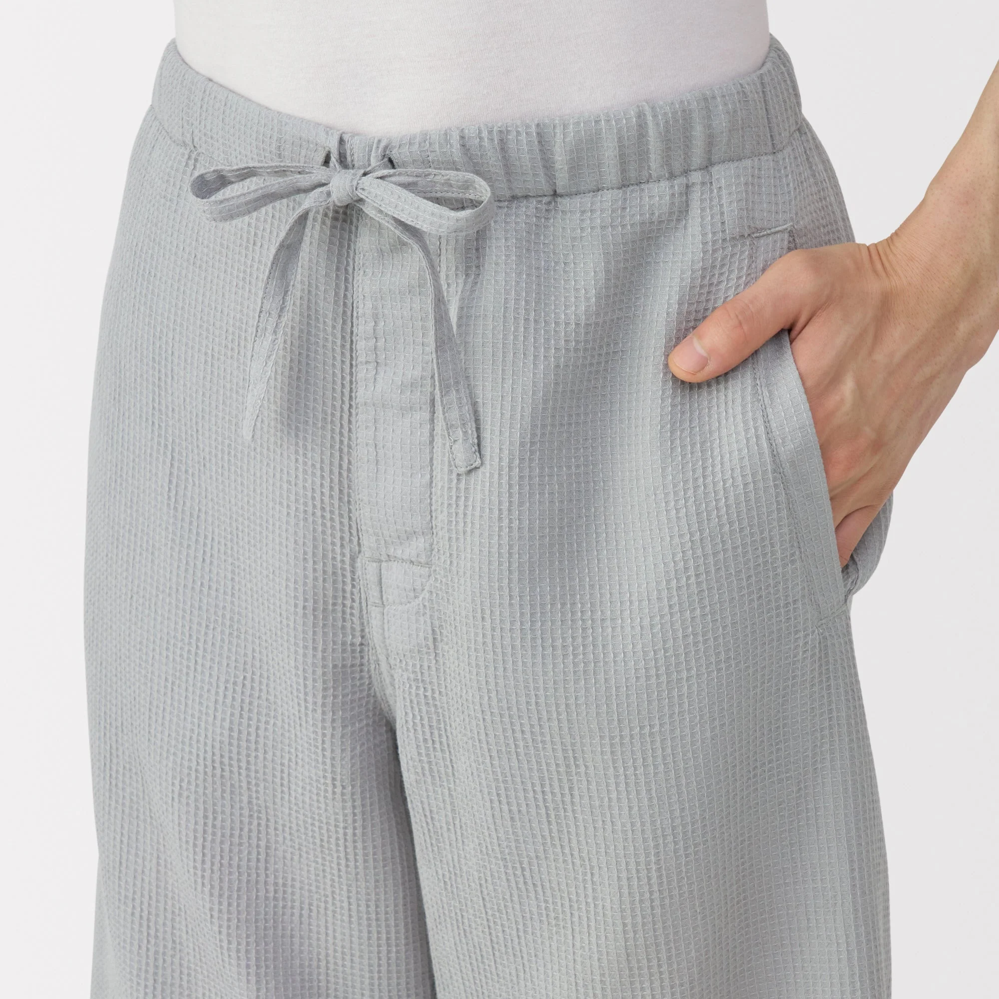 Lyocell Blend Waffle Jinbei - Image 10
