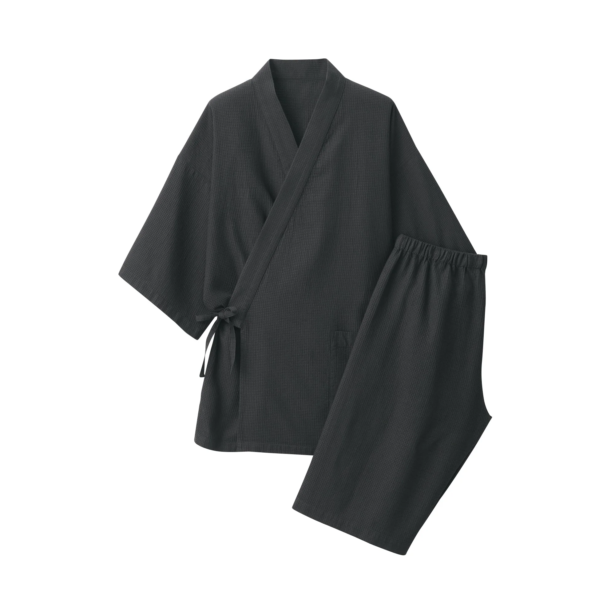 Lyocell Blend Waffle Jinbei - Image 13