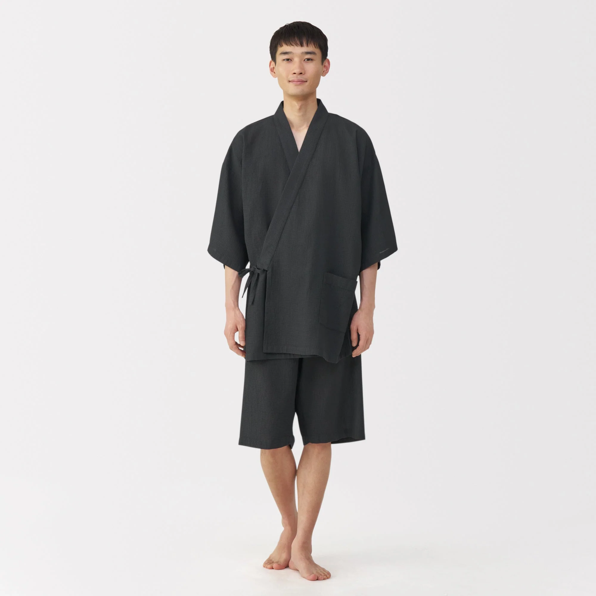 Lyocell Blend Waffle Jinbei - Image 14