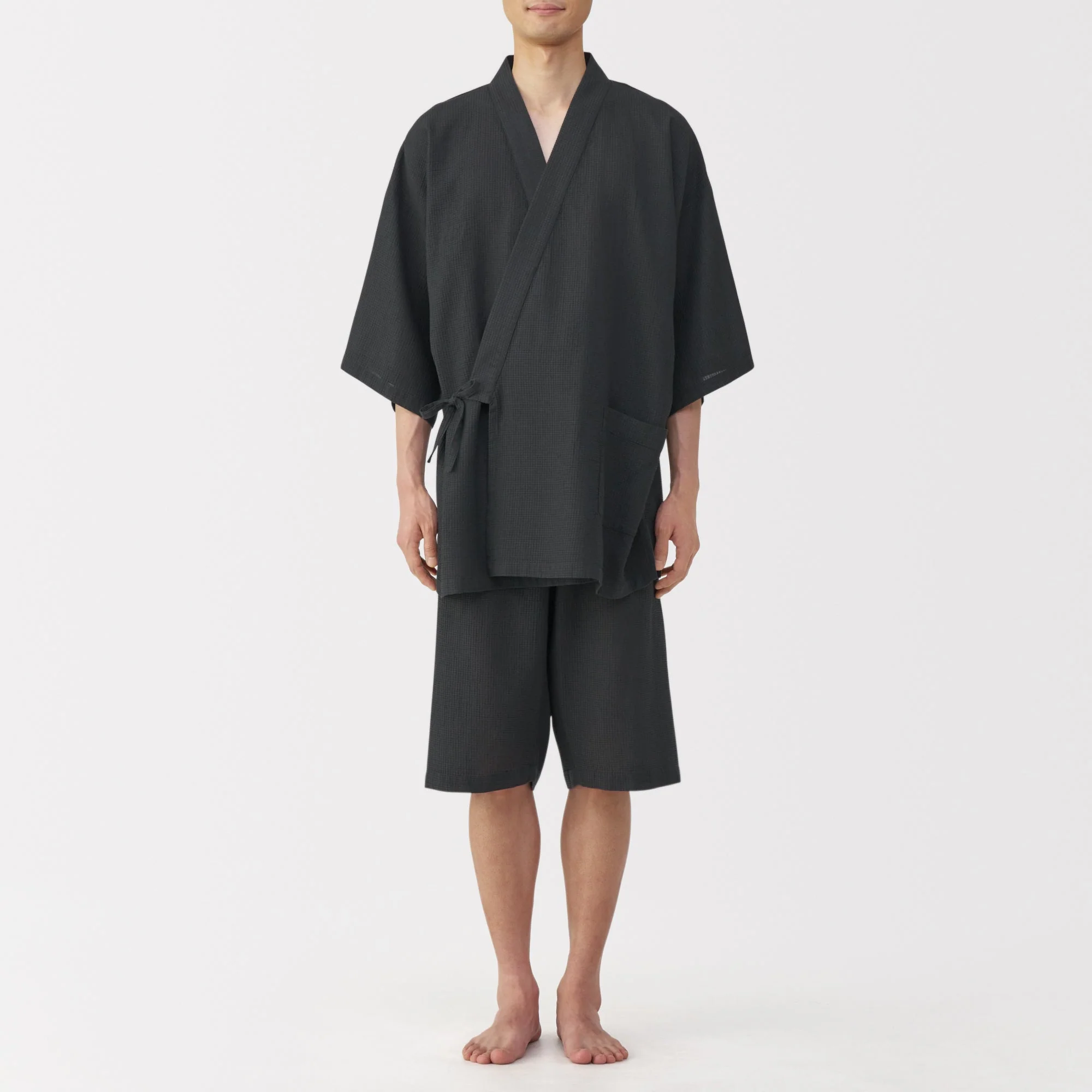 Lyocell Blend Waffle Jinbei - Image 15