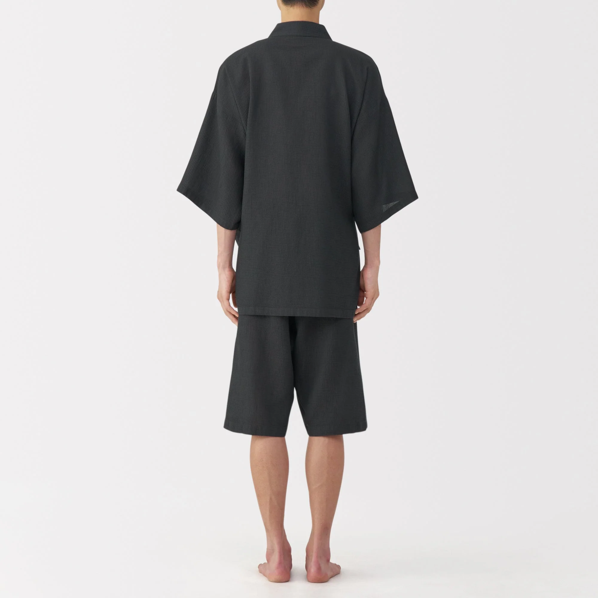 Lyocell Blend Waffle Jinbei - Image 17