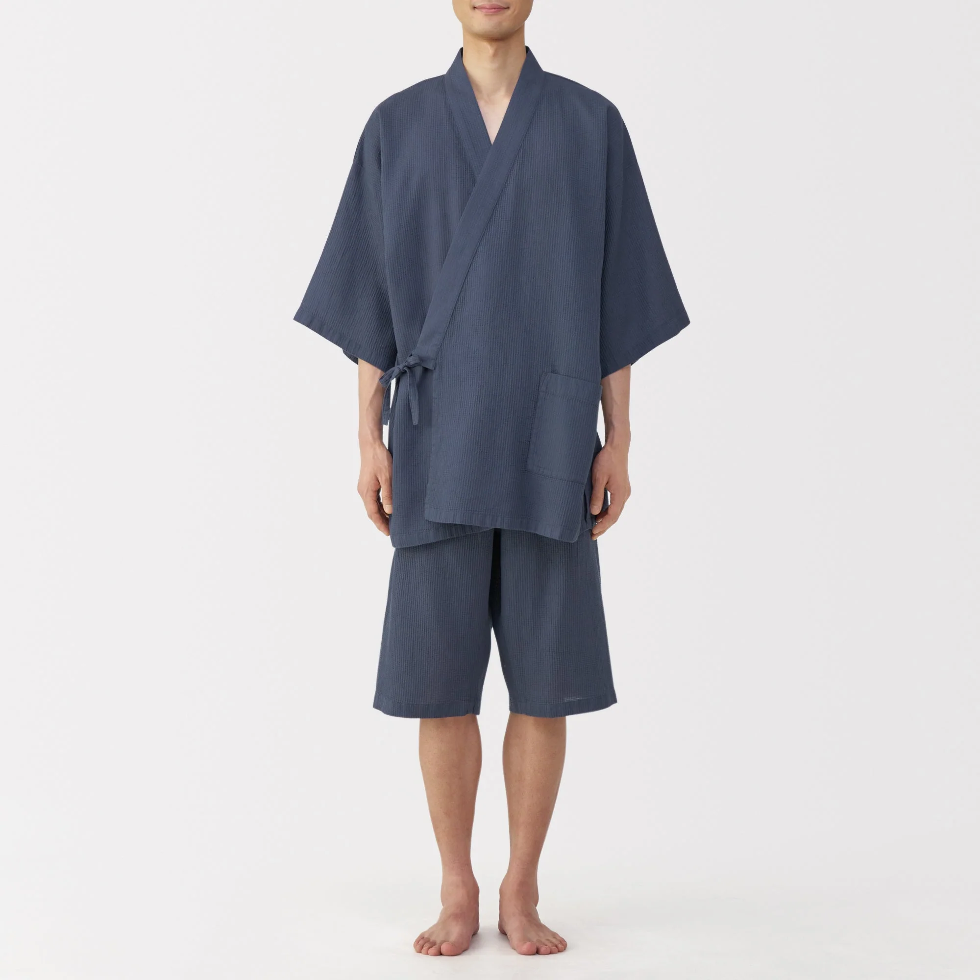 Lyocell Blend Waffle Jinbei - Image 26