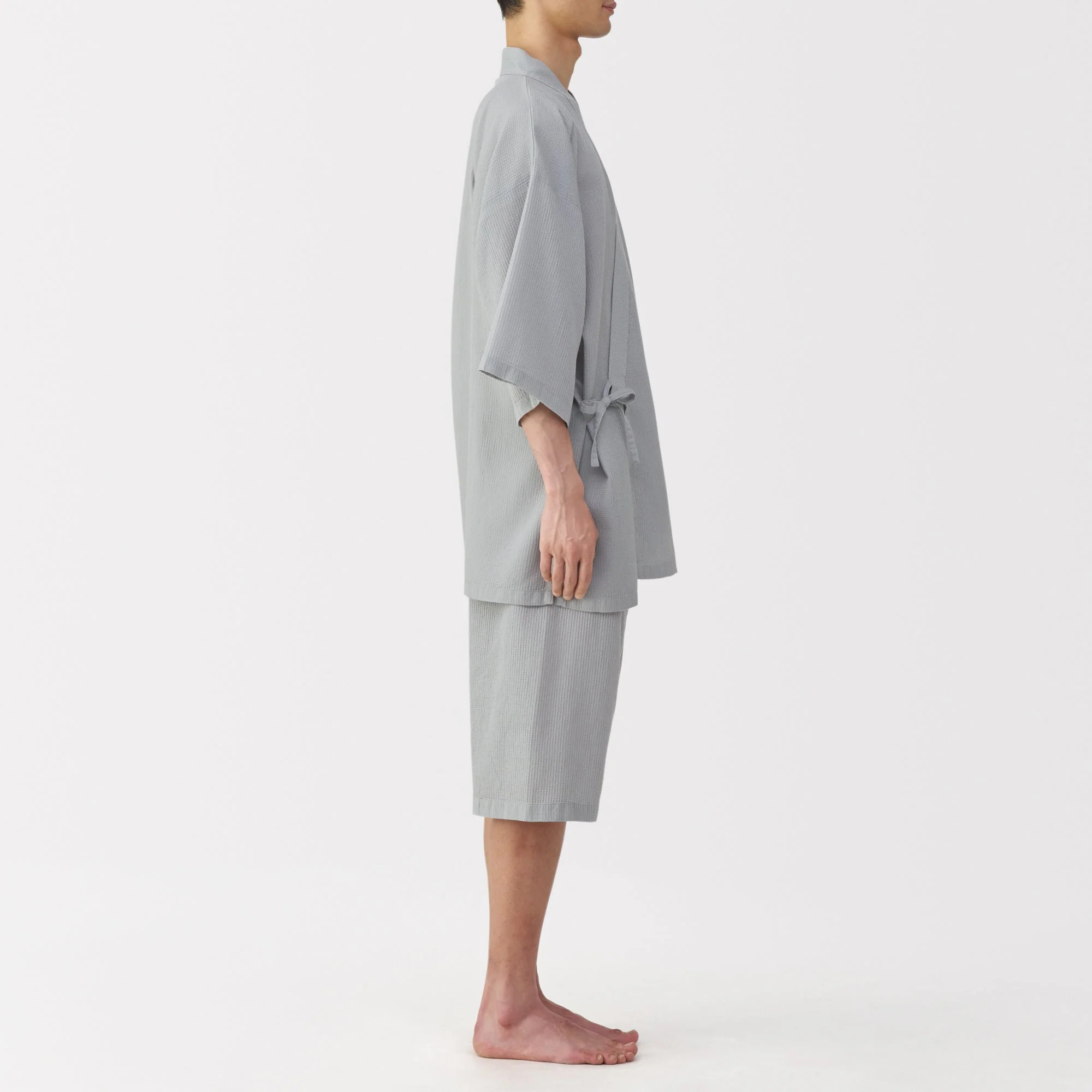 Lyocell Blend Waffle Jinbei - Image 5