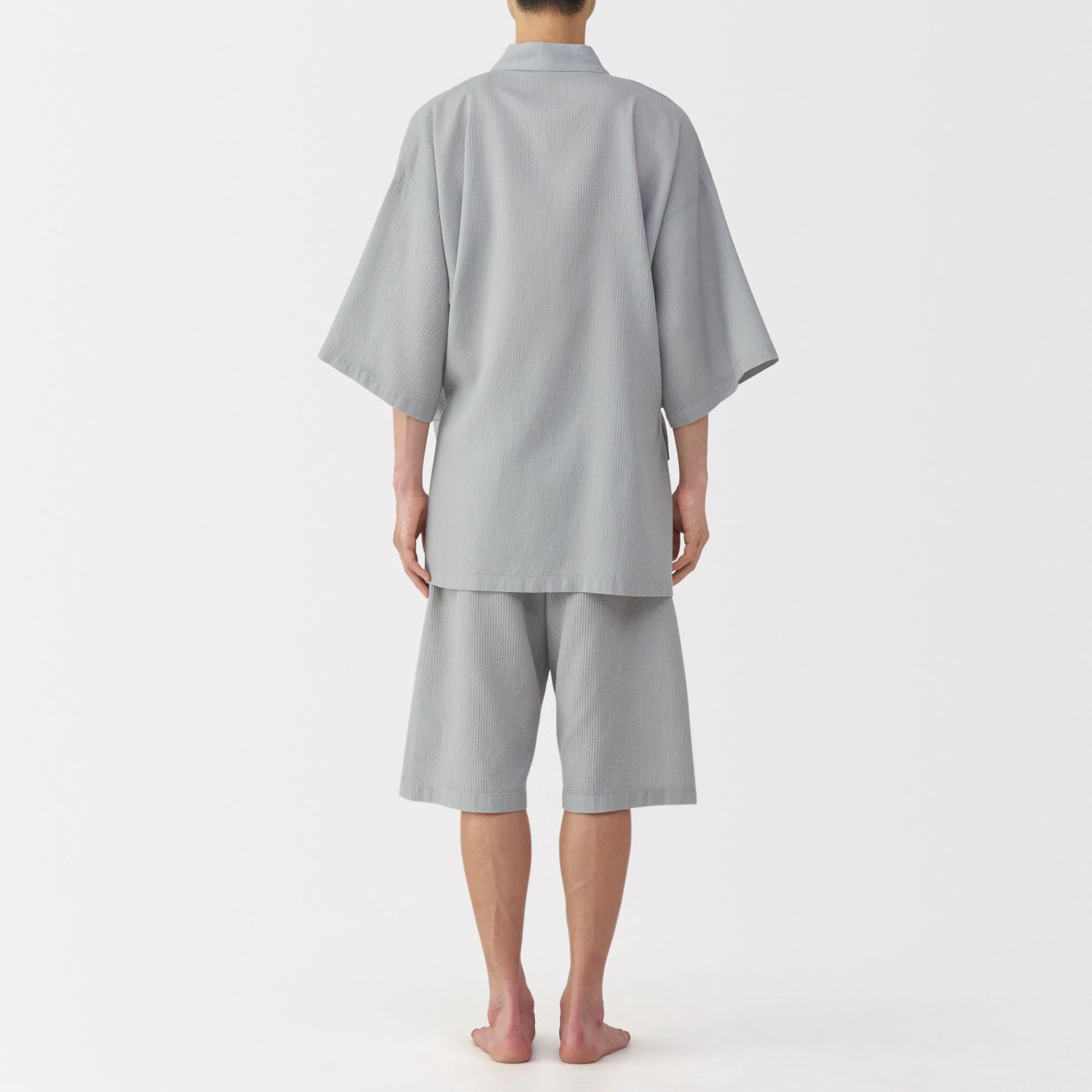 Lyocell Blend Waffle Jinbei - Image 6