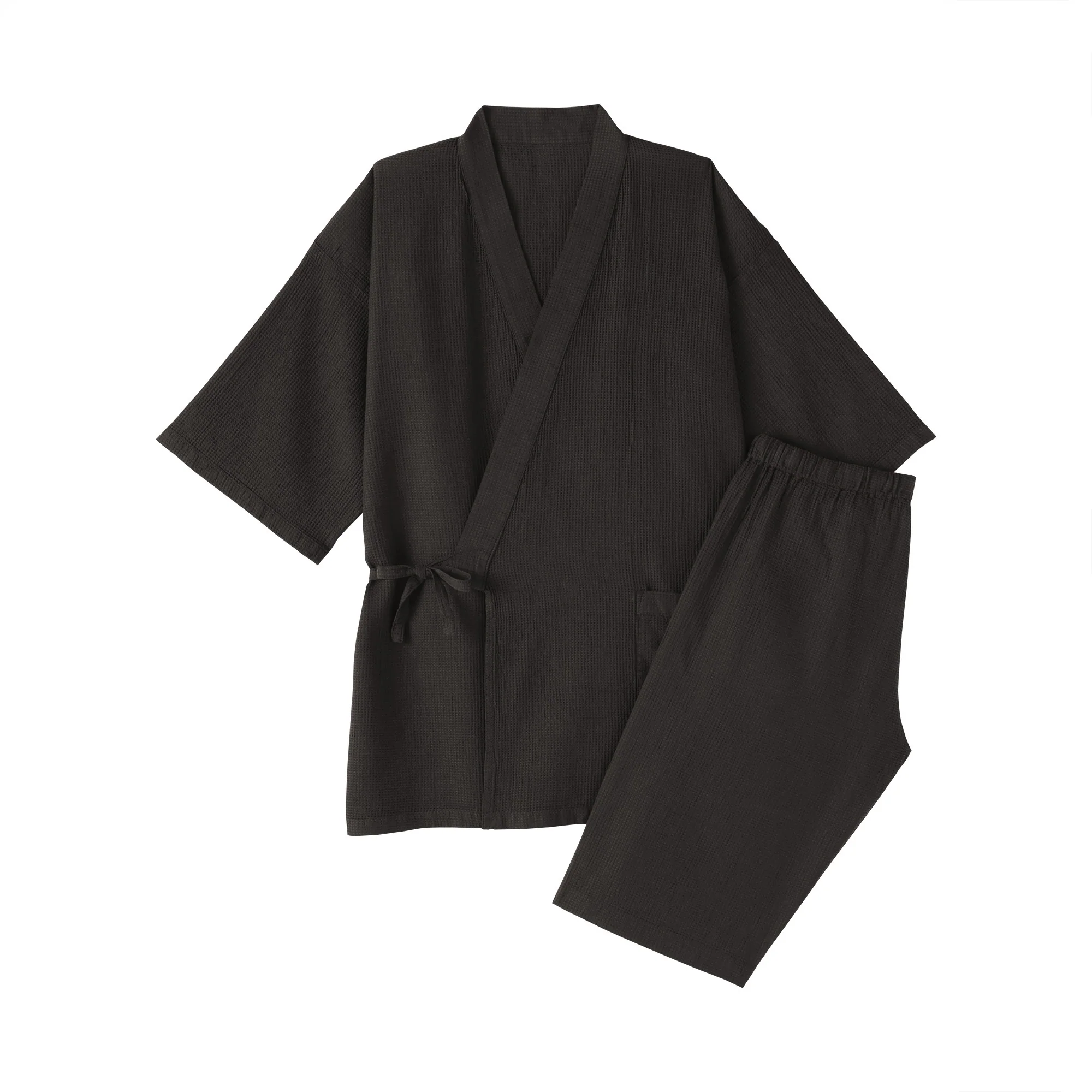 Lyocell Blend Waffle Jinbei - Image 13