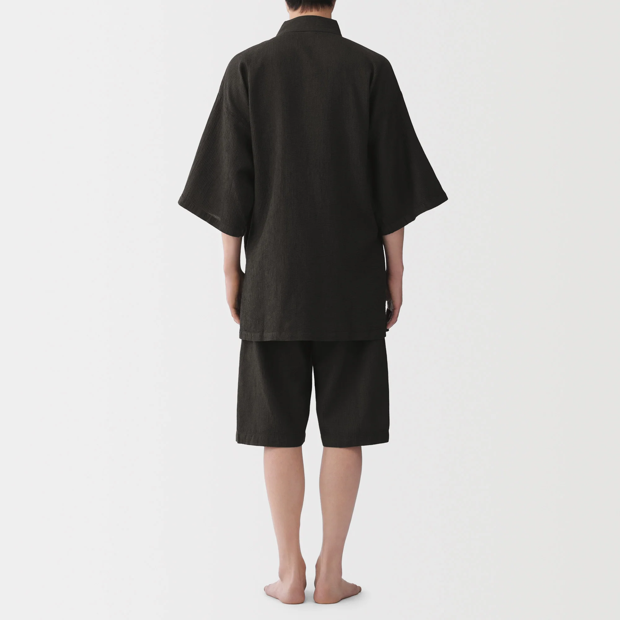 Lyocell Blend Waffle Jinbei - Image 16