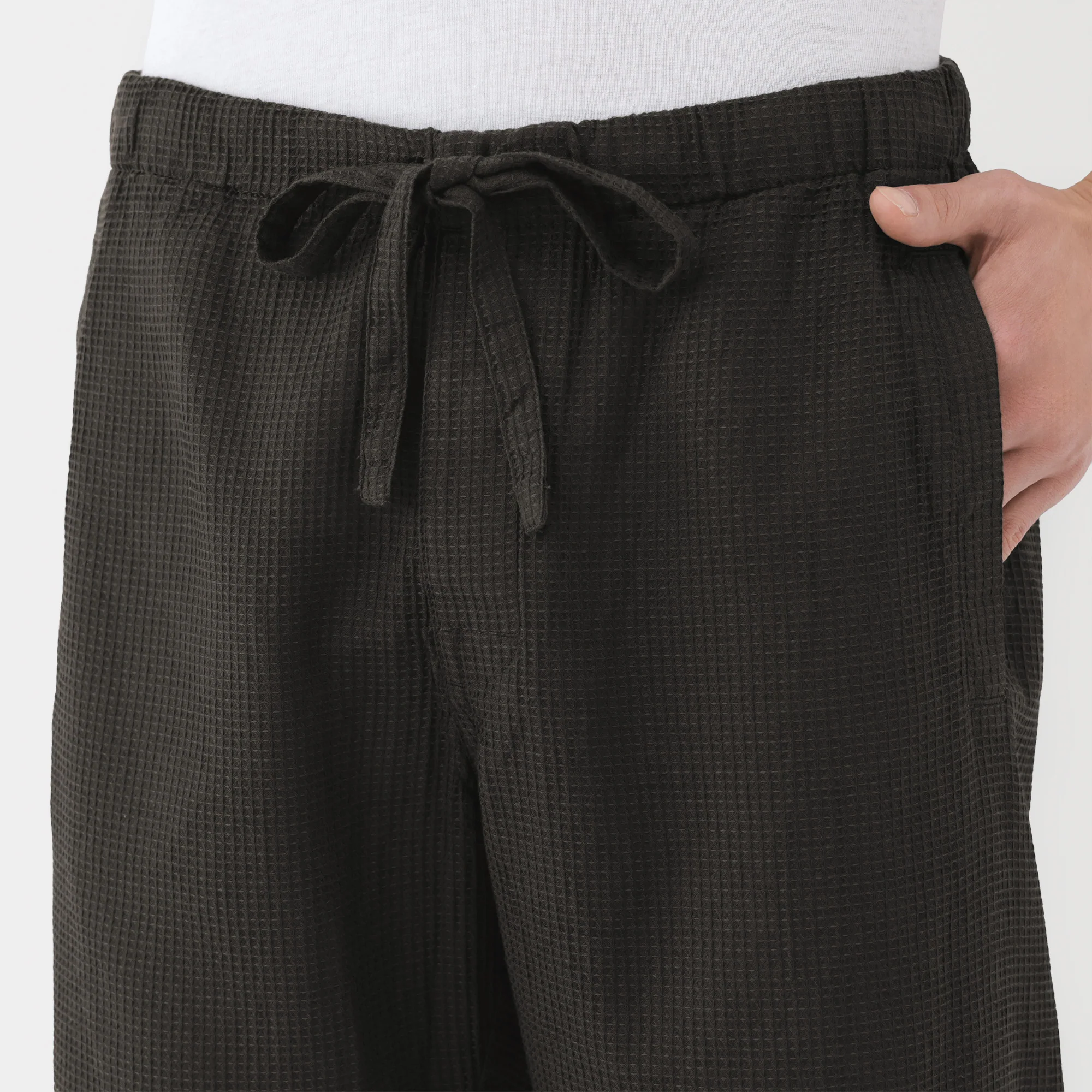 Lyocell Blend Waffle Jinbei - Image 32