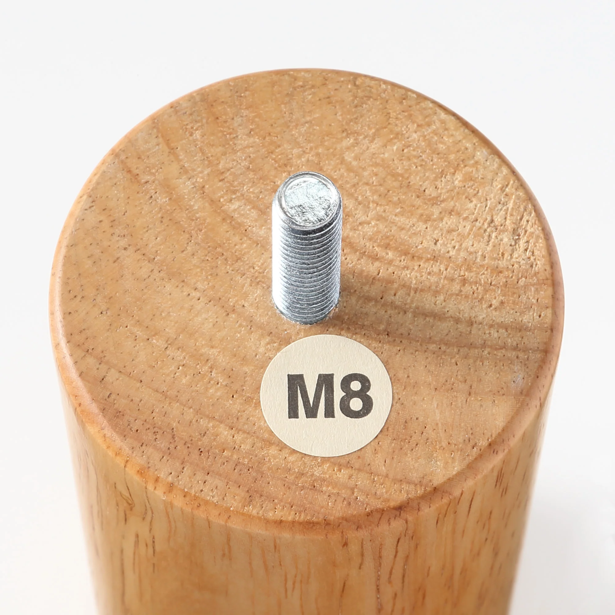 M8 Wooden Legs for Bed & Sofa - 7.9 Inch - Natural - Image 2