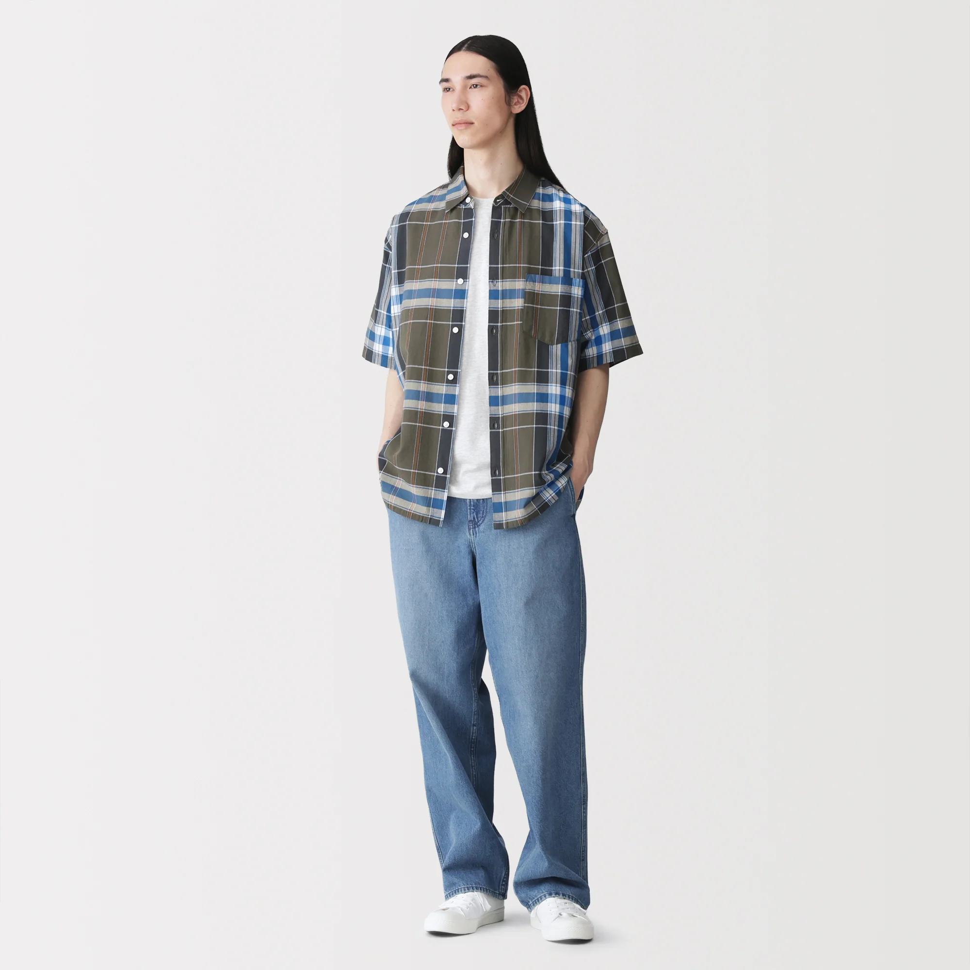 Madras Cotton Check Shirt - Image 4