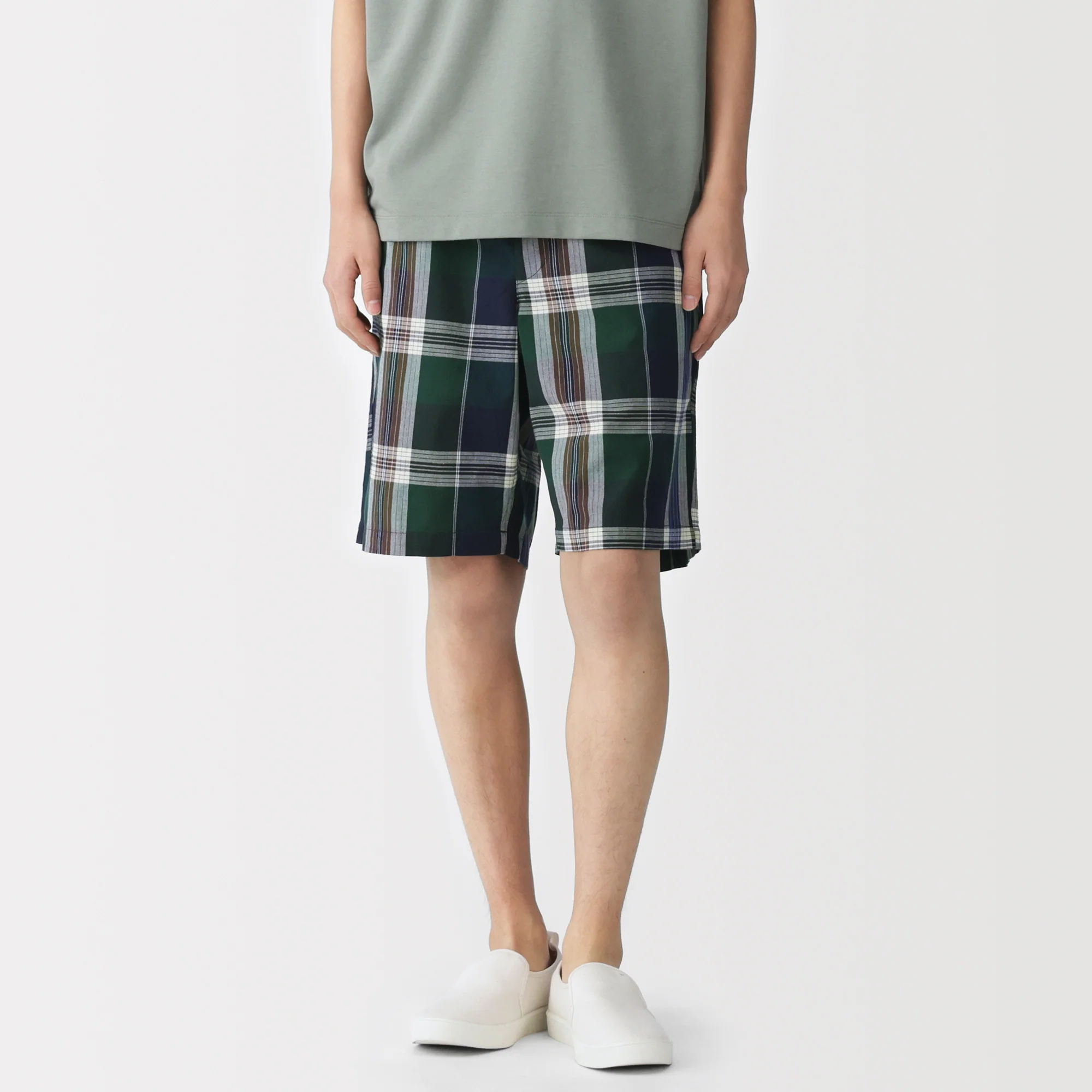 Madras Cotton Easy Shorts - Image 21