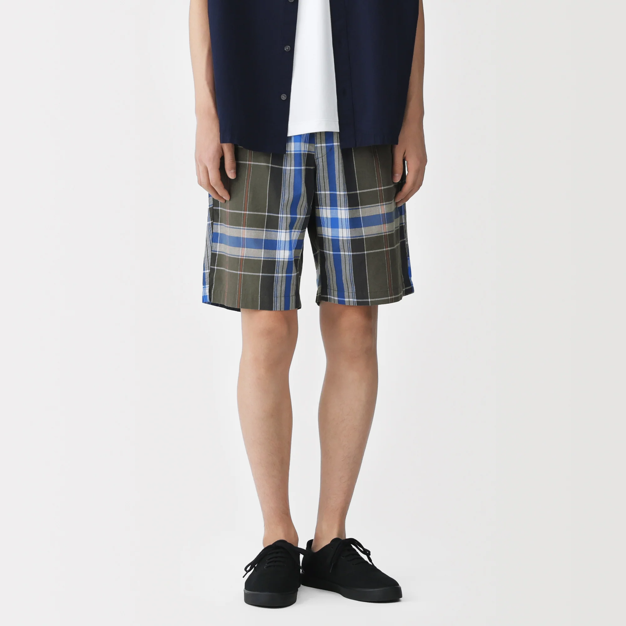 Madras Cotton Easy Shorts - Image 3