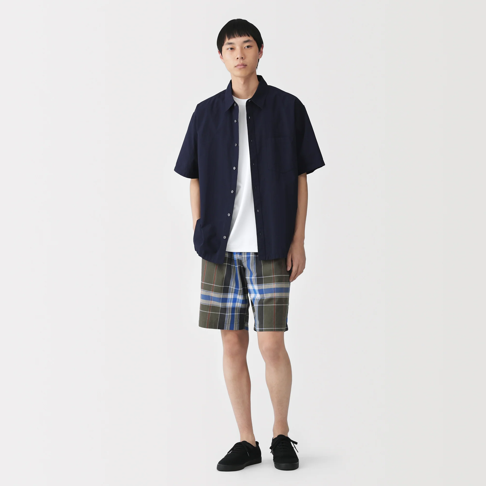 Madras Cotton Easy Shorts - Image 4