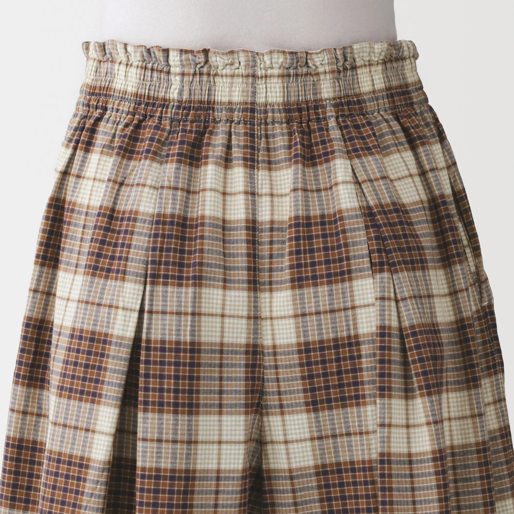Madras Cotton Skirt Pants - Image 16