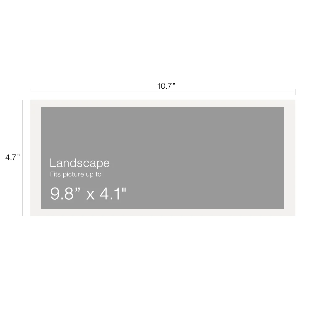 Magnetic Acrylic Photo Frame - Landscape - Image 5