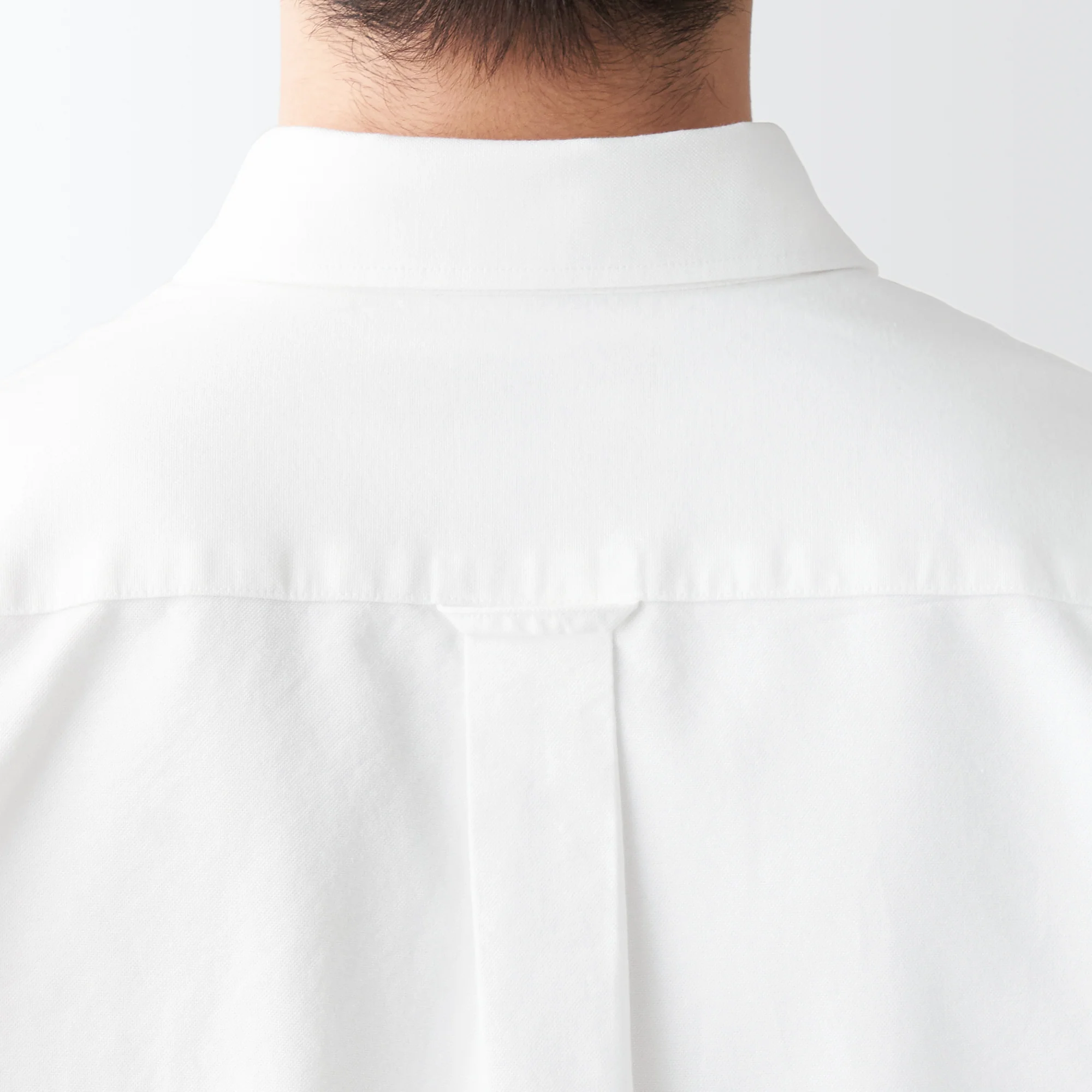 Men's Washed Oxford Collared Long Sleeve Button Down Shirt - Image 53