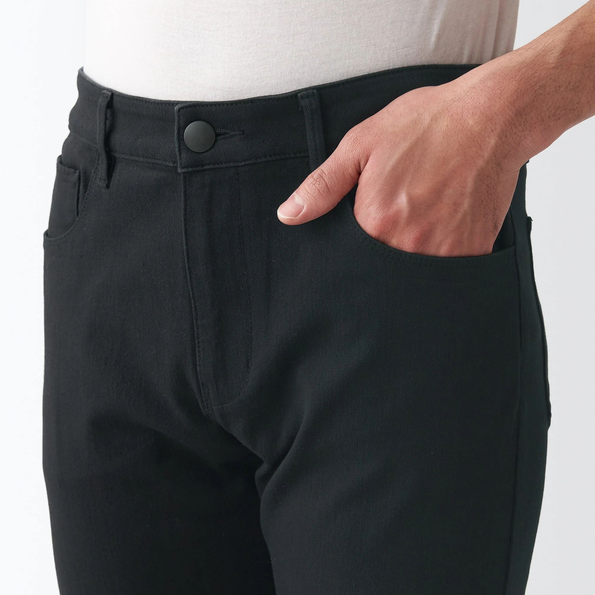 Men's 4 Way Stretch Denim Skinny Pants (L 30inch / 76cm) - Image 7