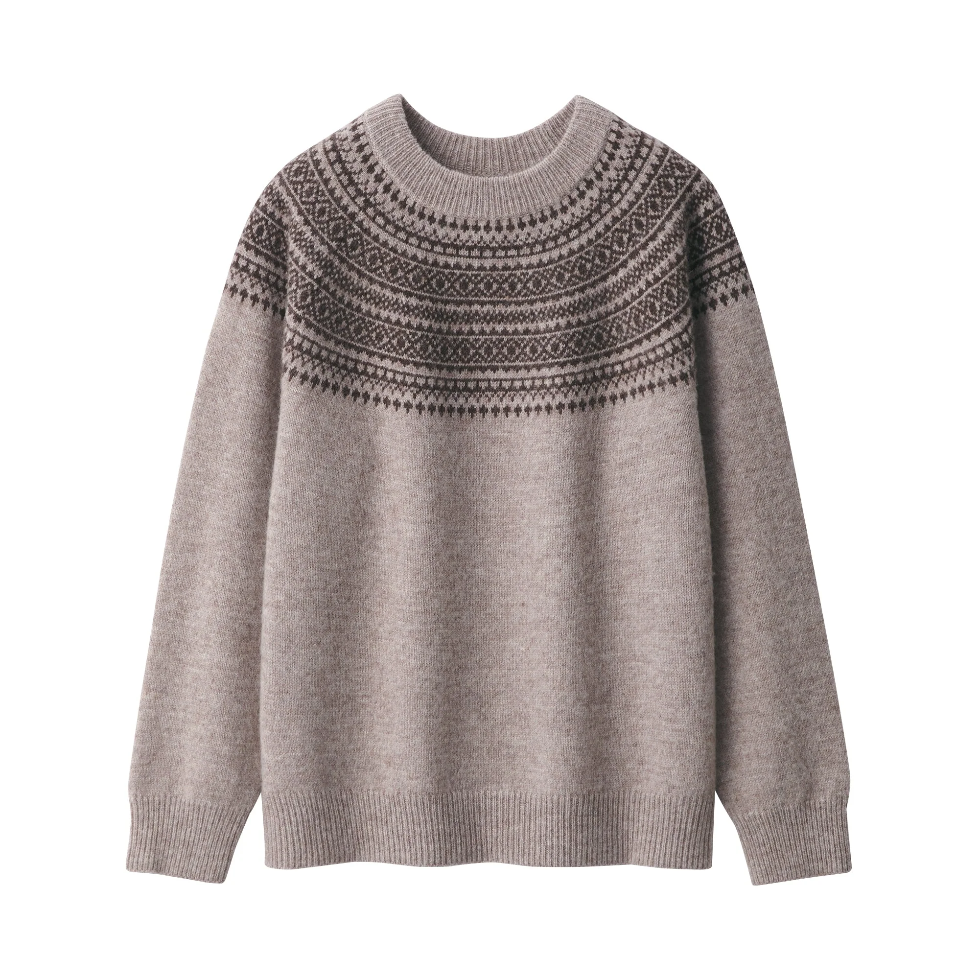Men's Andes Wool Brushed Weave Crewneck Sweater - Image 9