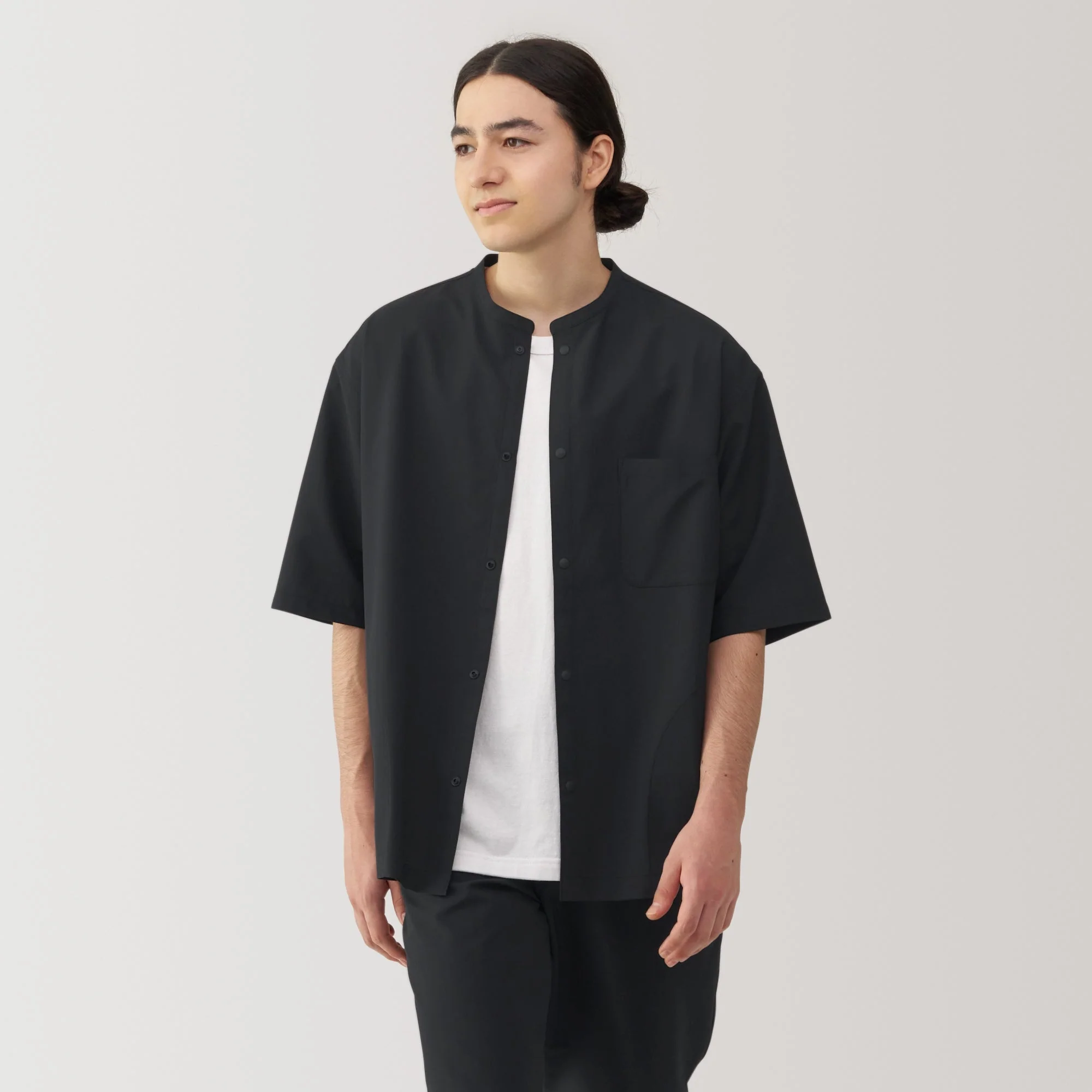 Men's Breathable Half Sleeve Collar Shirt - Image 11