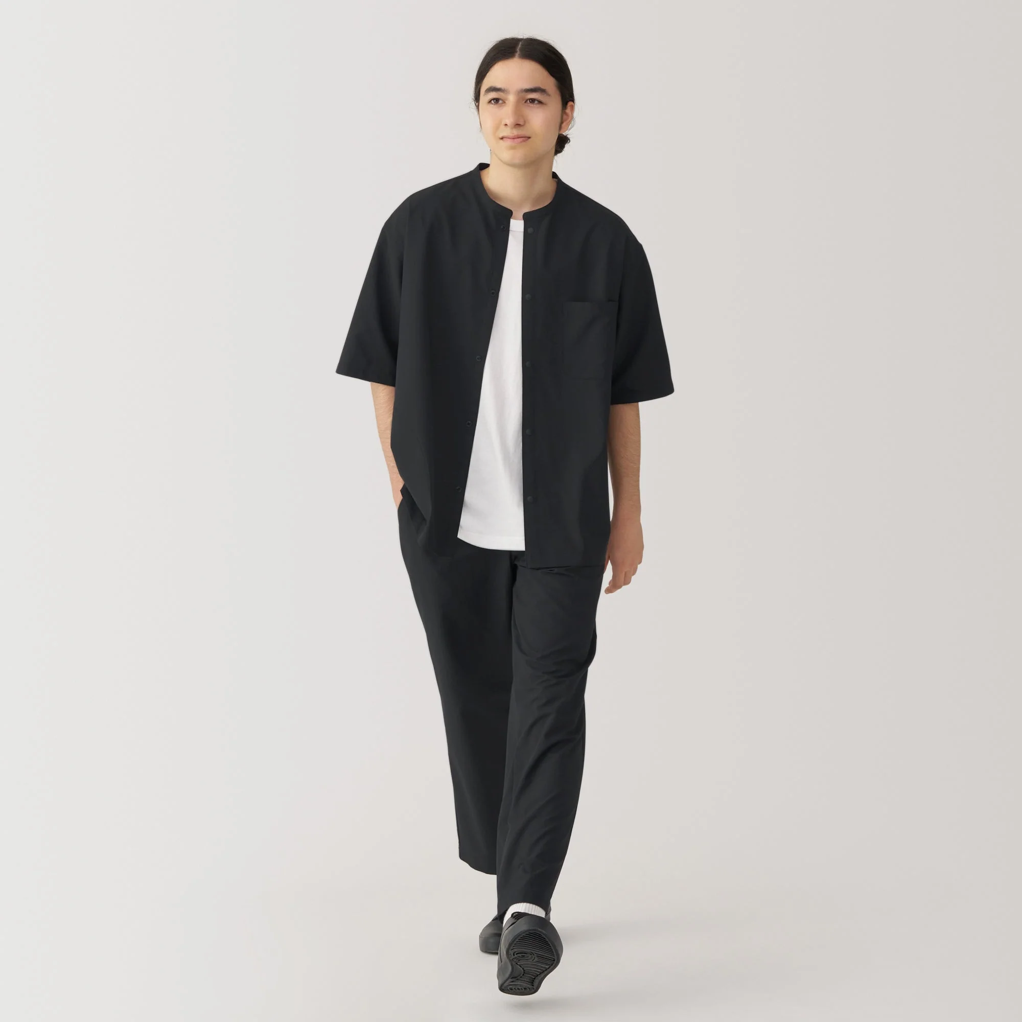 Men's Breathable Half Sleeve Collar Shirt - Image 12