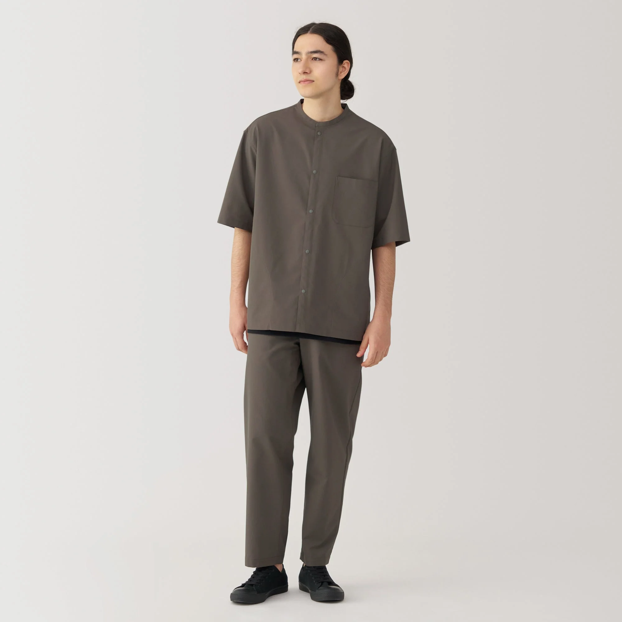 Men's Breathable Half Sleeve Collar Shirt - Image 20