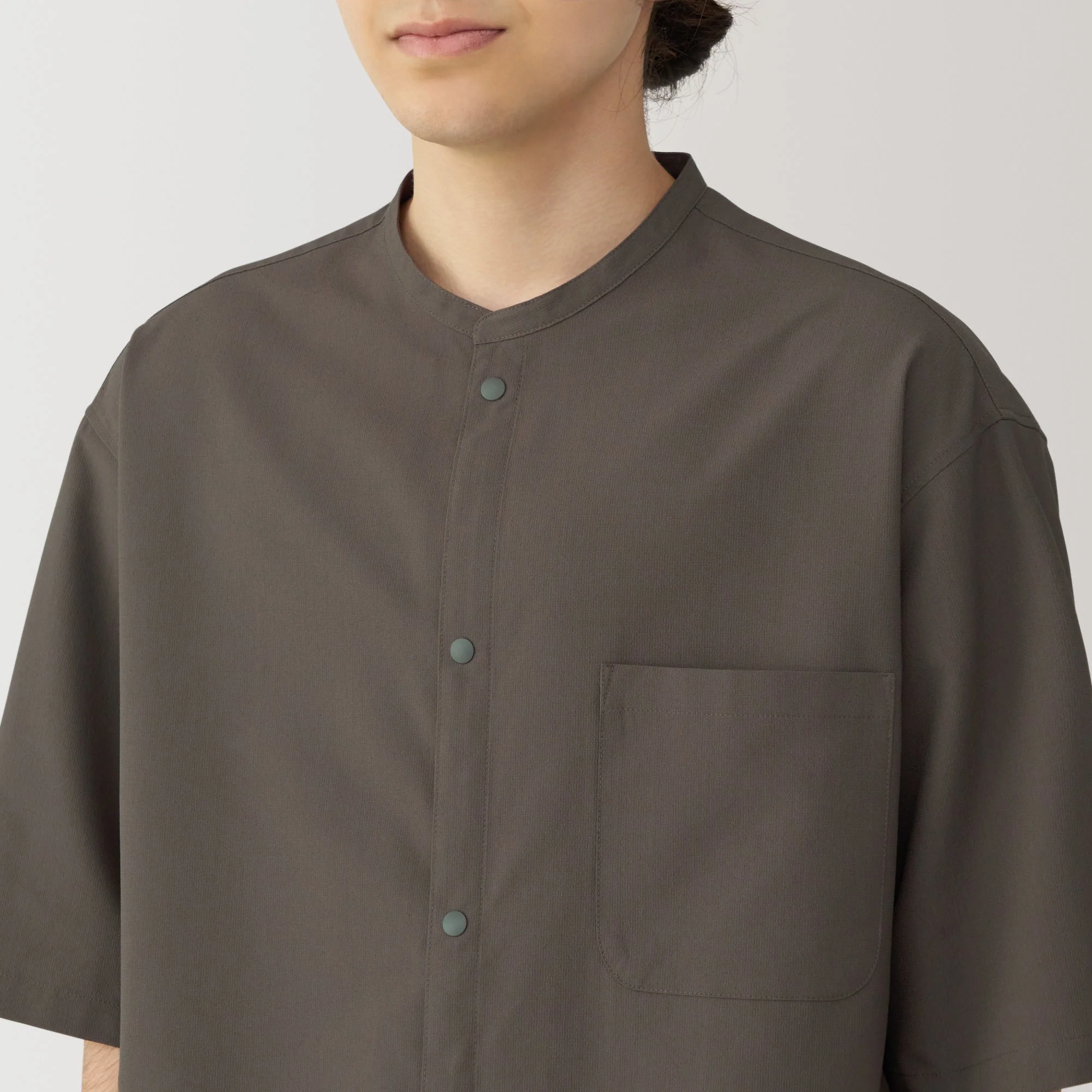 Men's Breathable Half Sleeve Collar Shirt - Image 23