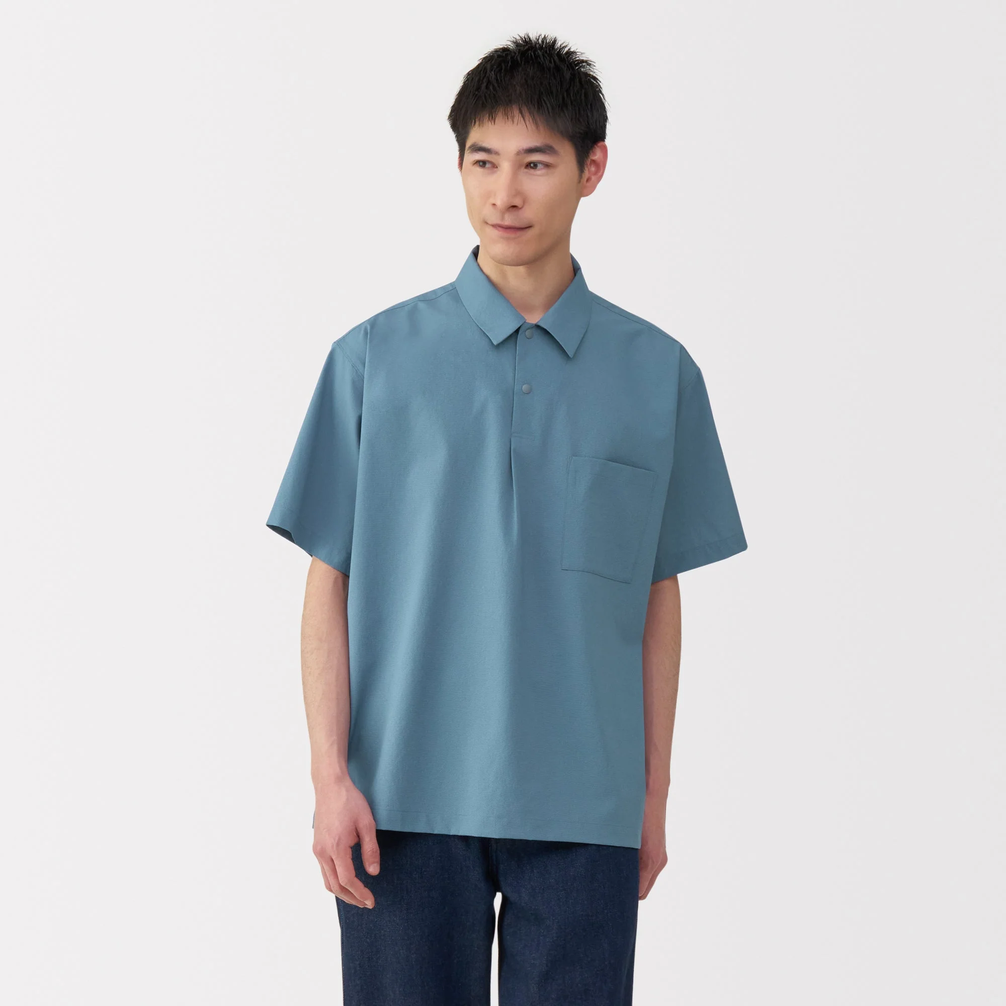 Men's Breathable Polo Shirt - Image 10