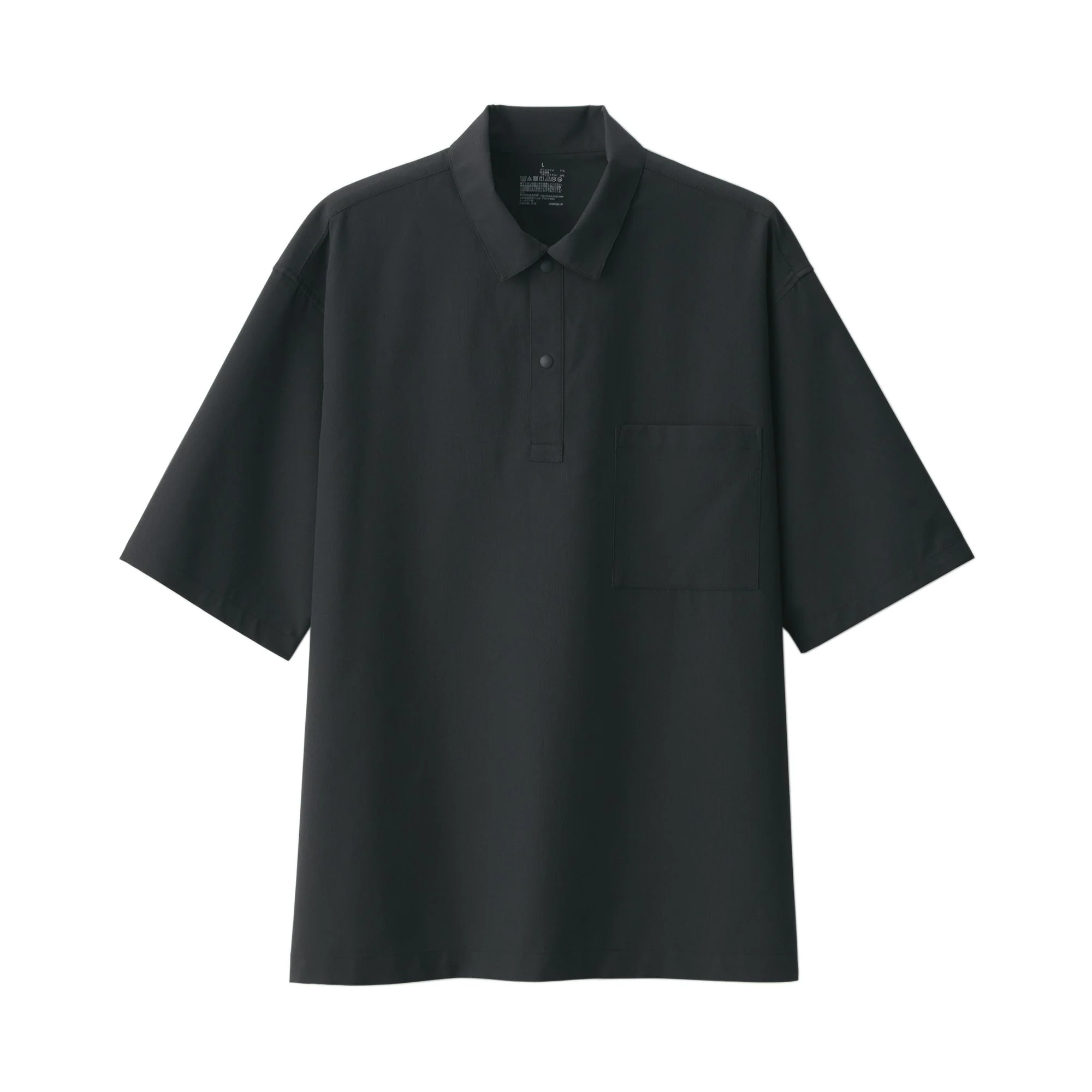 Men's Breathable Wide Half Sleeve Woven Polo Shirt - Image 18
