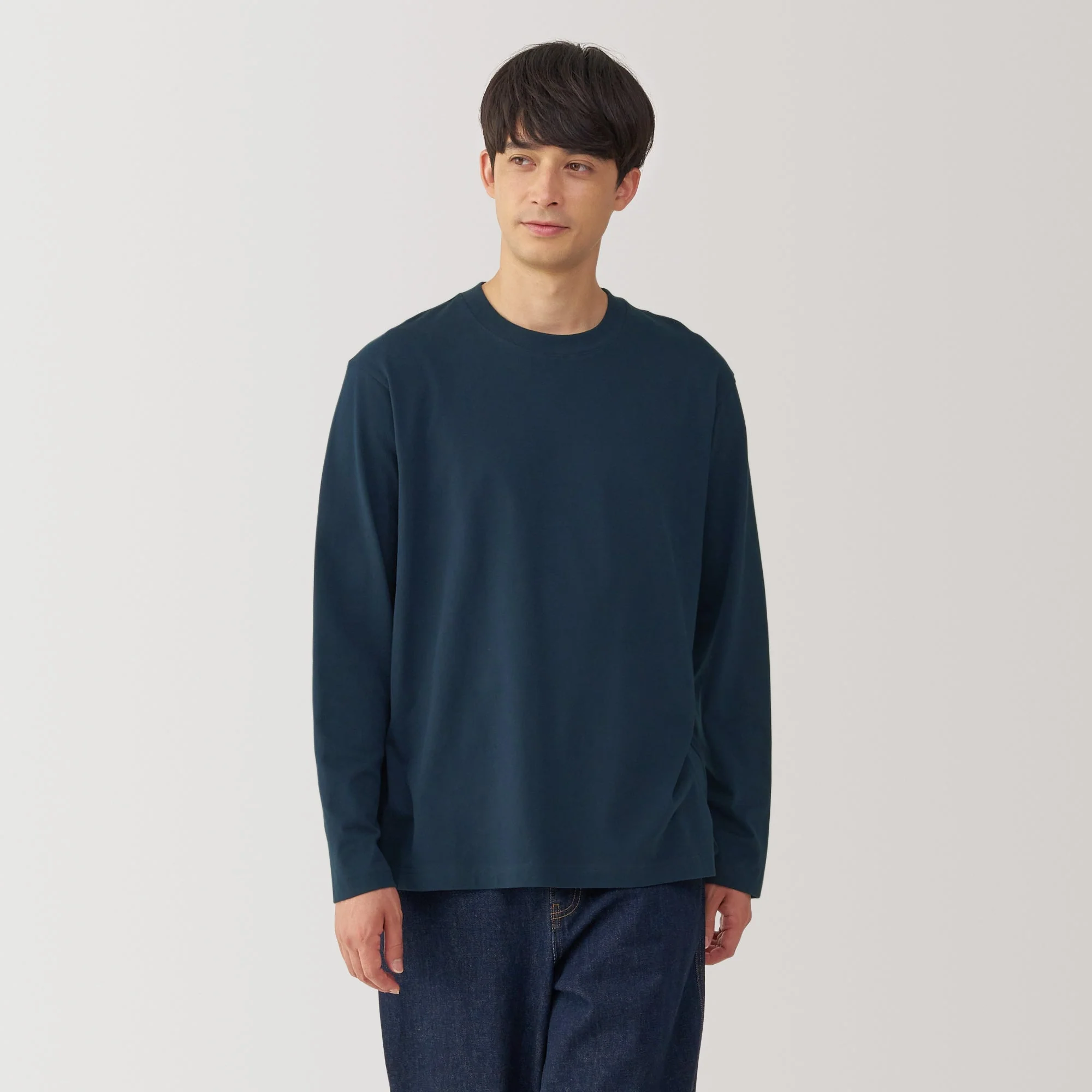 Men's Brushed Crewneck T-Shirt - Image 38