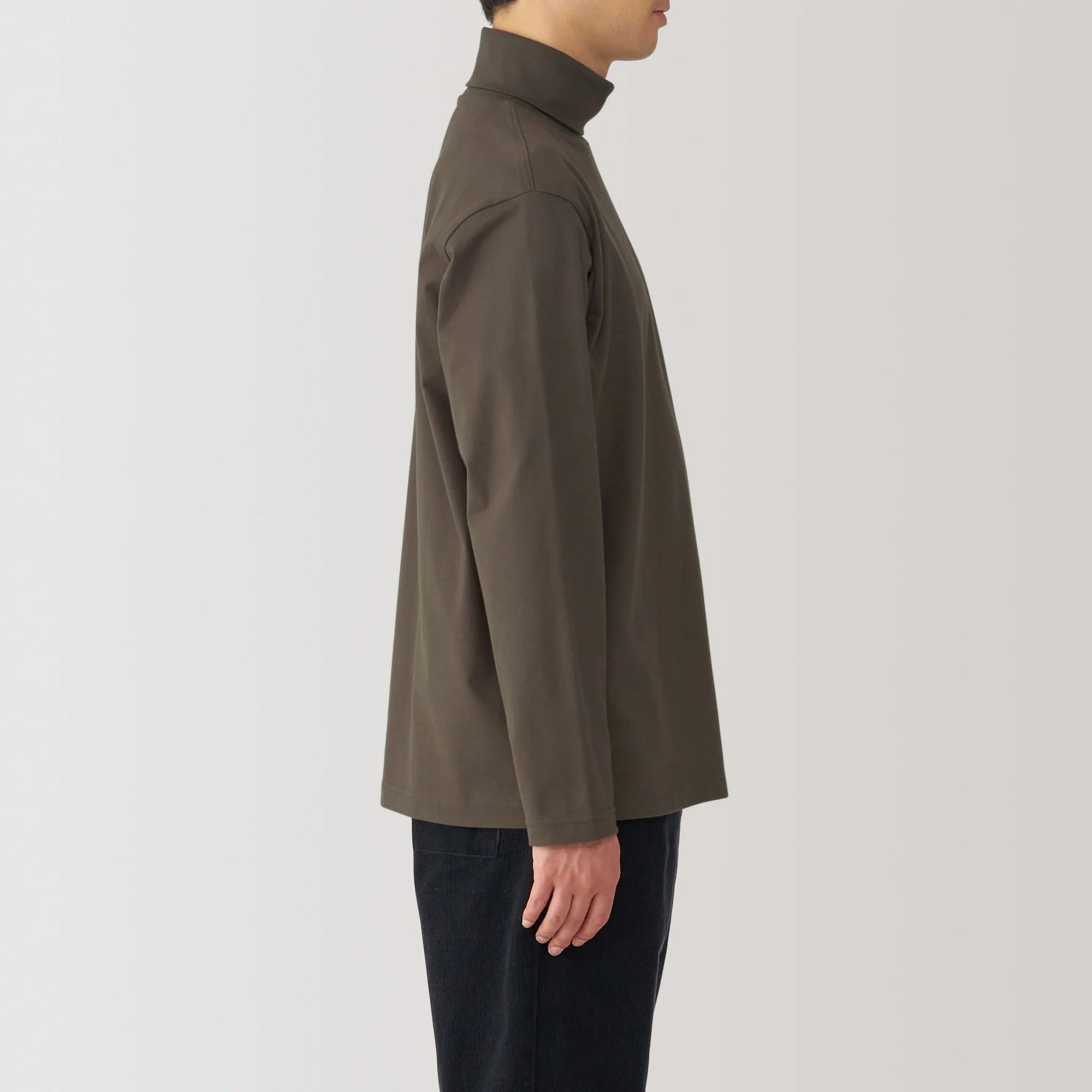 Men's Brushed Turtleneck T-Shirt - Image 16
