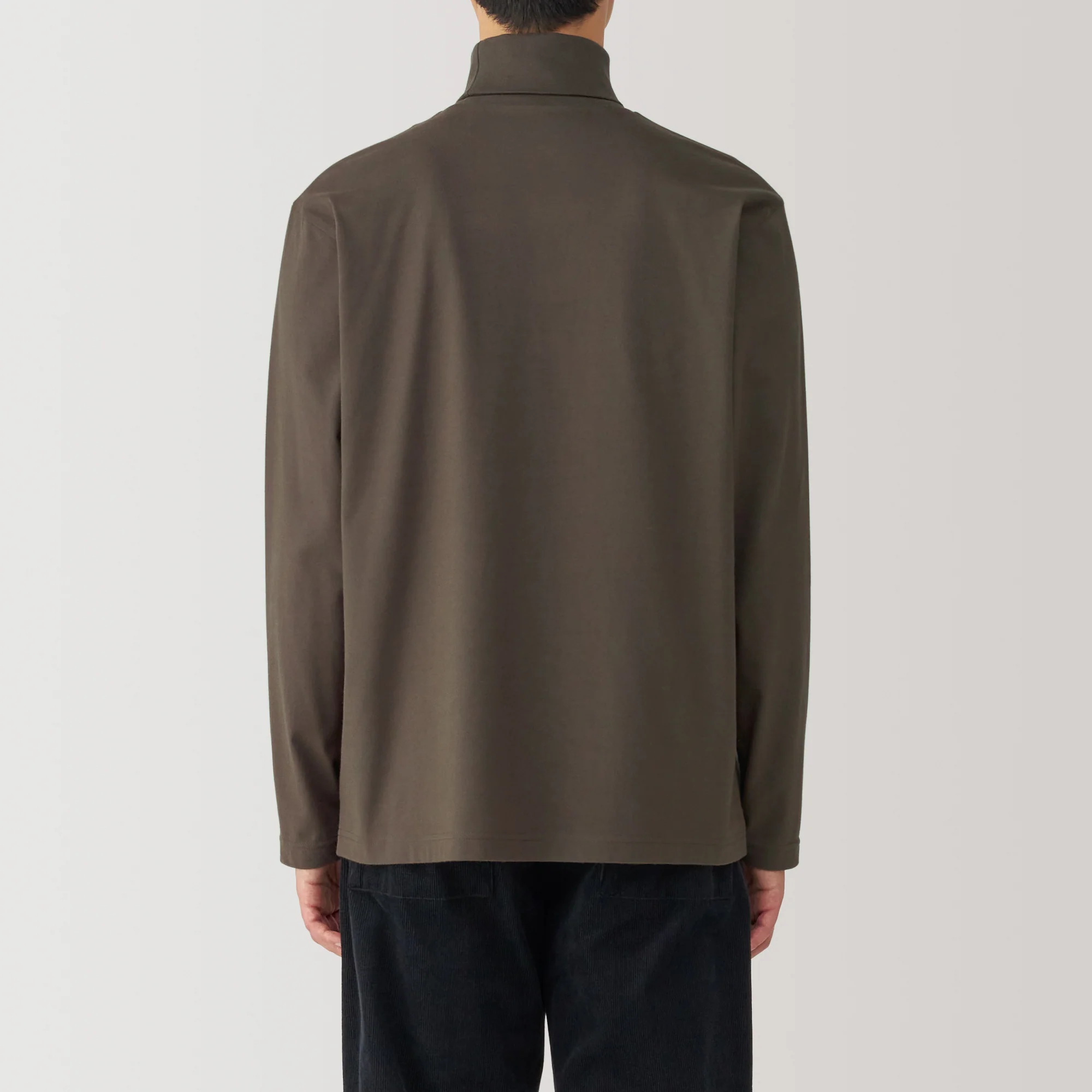 Men's Brushed Turtleneck T-Shirt - Image 17