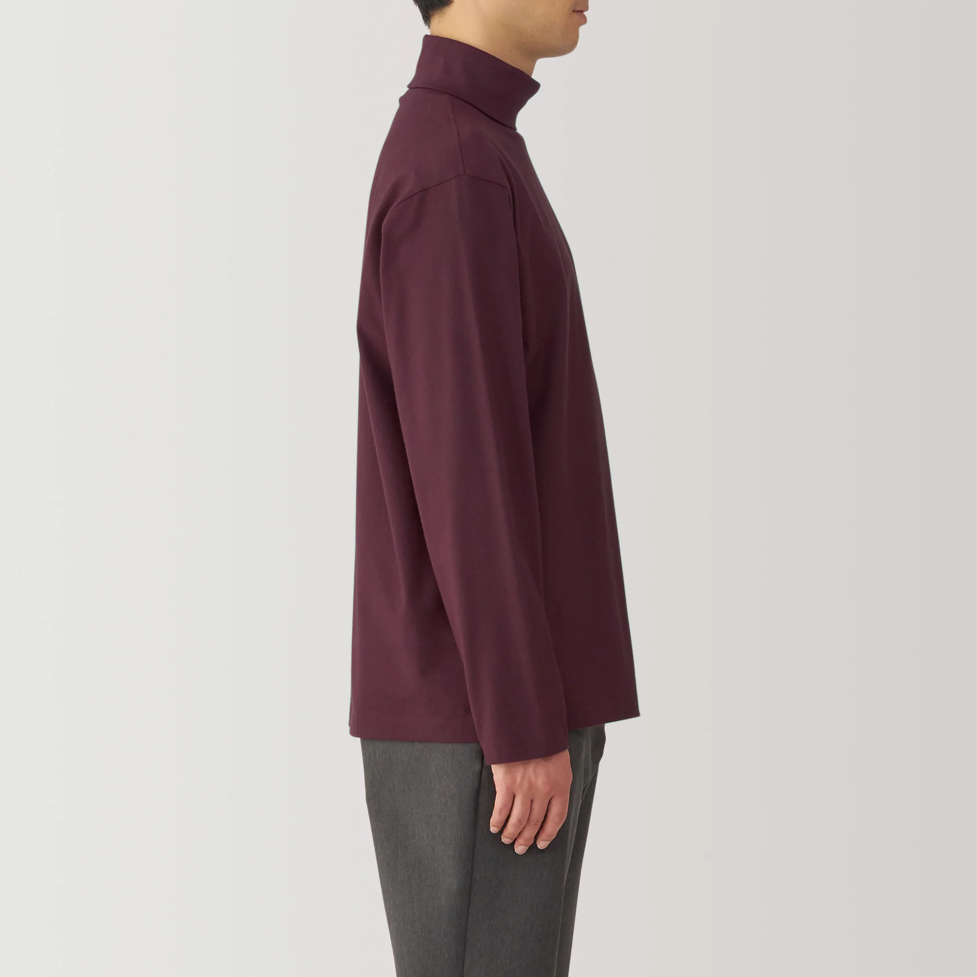 Men's Brushed Turtleneck T-Shirt - Image 23