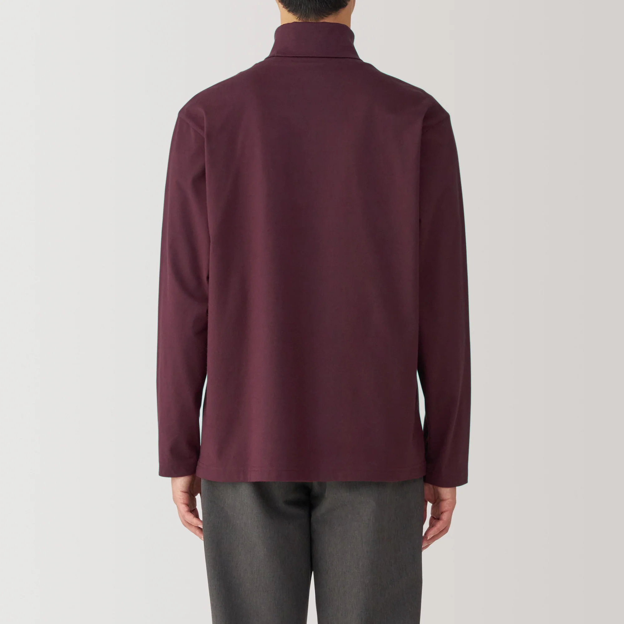 Men's Brushed Turtleneck T-Shirt - Image 24
