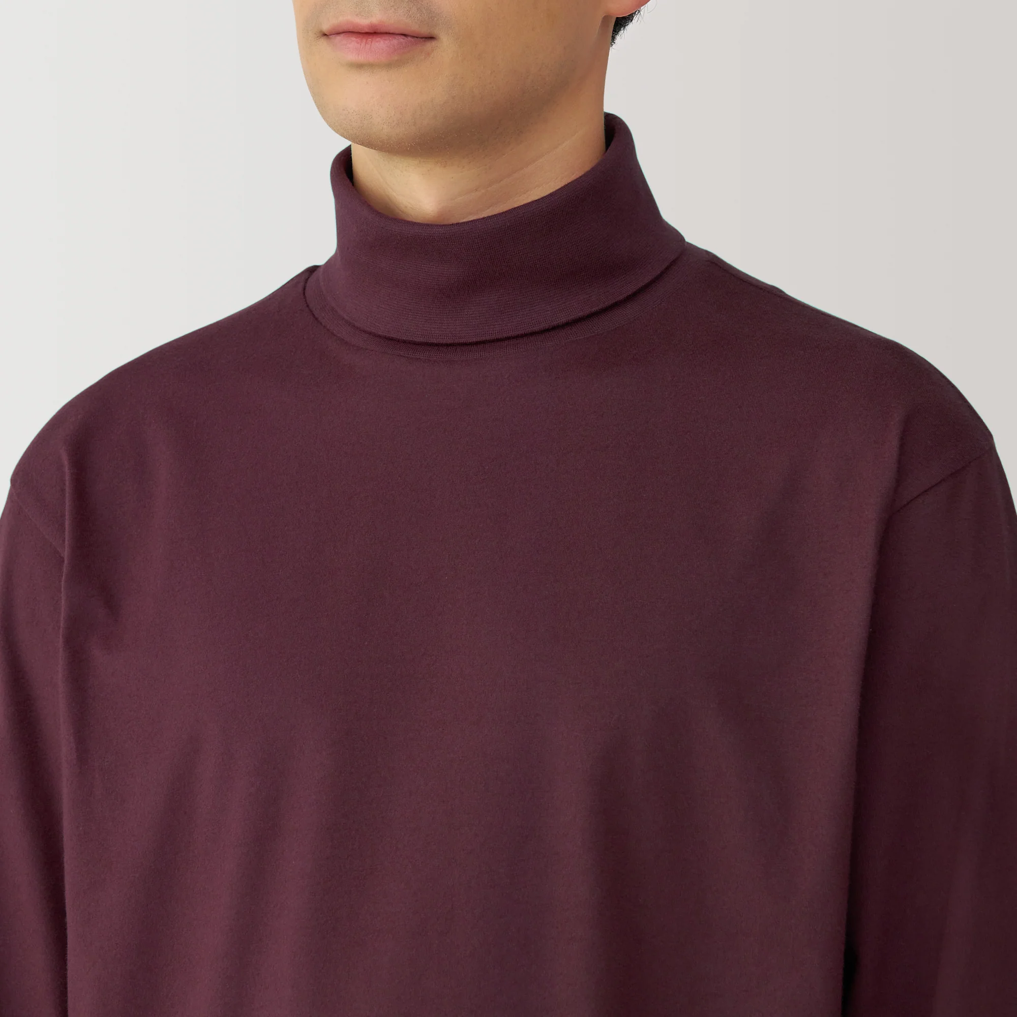 Men's Brushed Turtleneck T-Shirt - Image 25