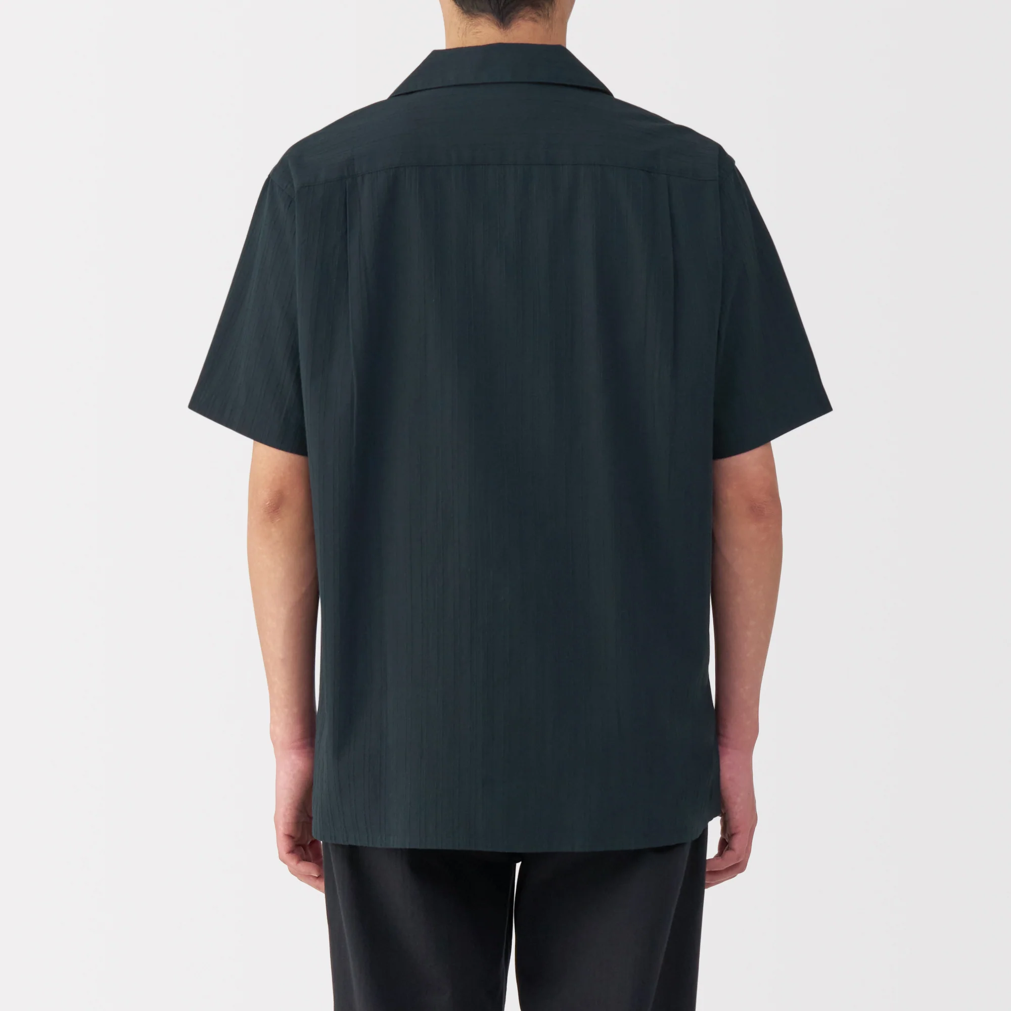 Men's Dobby Open Collar Shirt - Image 15