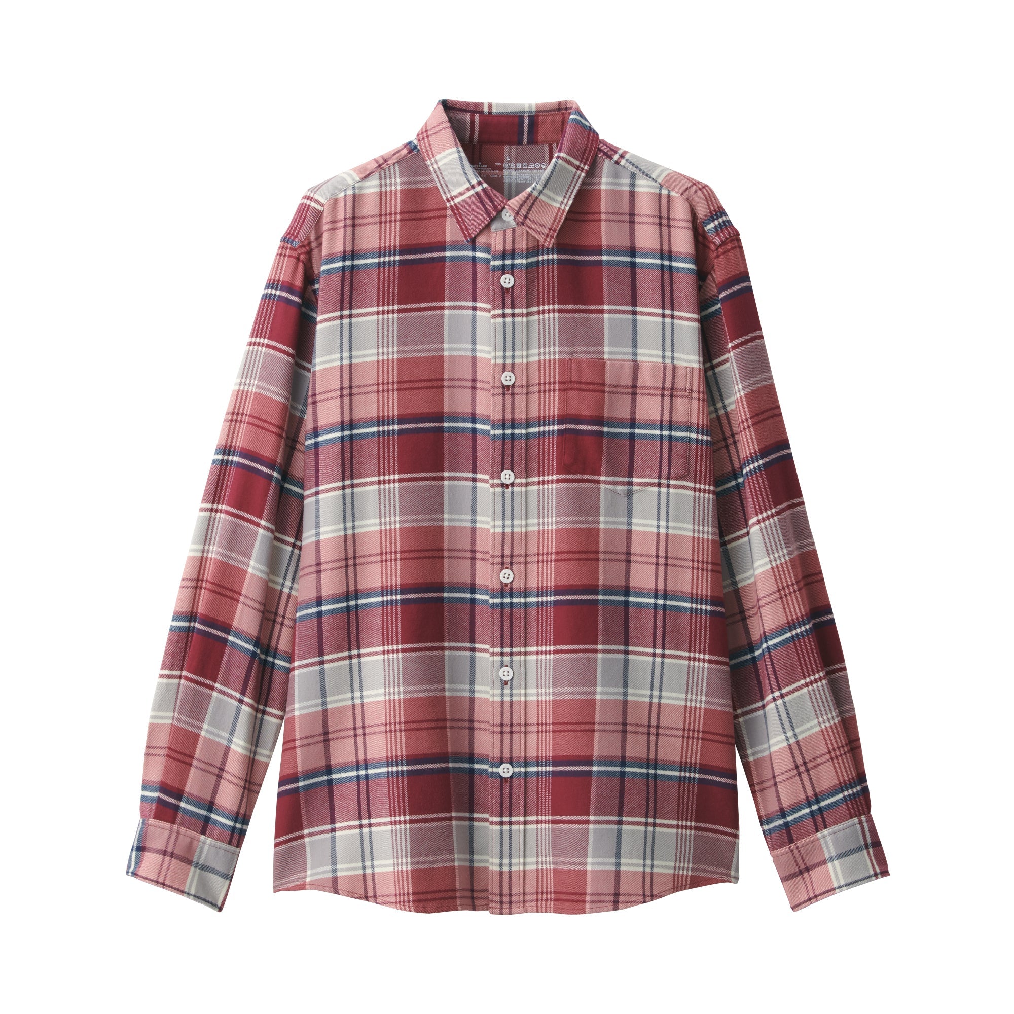 Men's Double-Brushed Flannel Patterned Shirt - Image 10