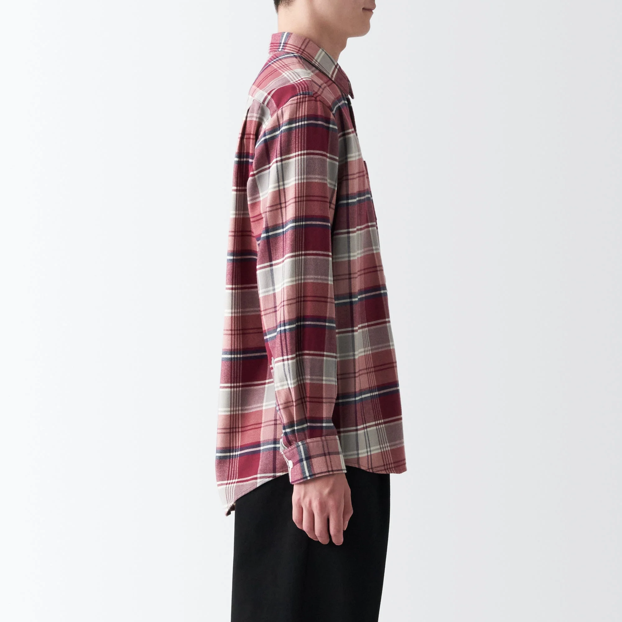 Men's Double-Brushed Flannel Patterned Shirt - Image 13