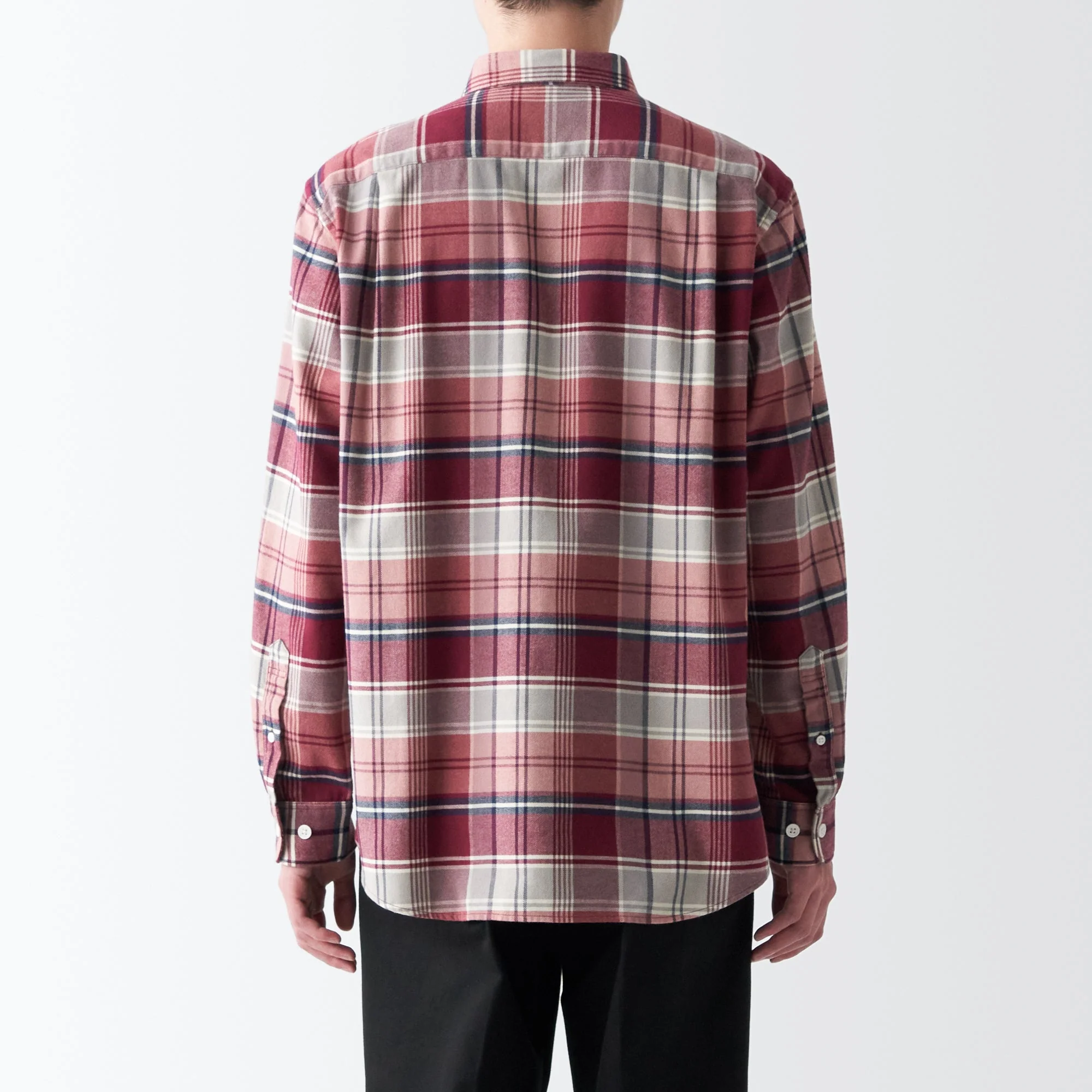 Men's Double-Brushed Flannel Patterned Shirt - Image 14