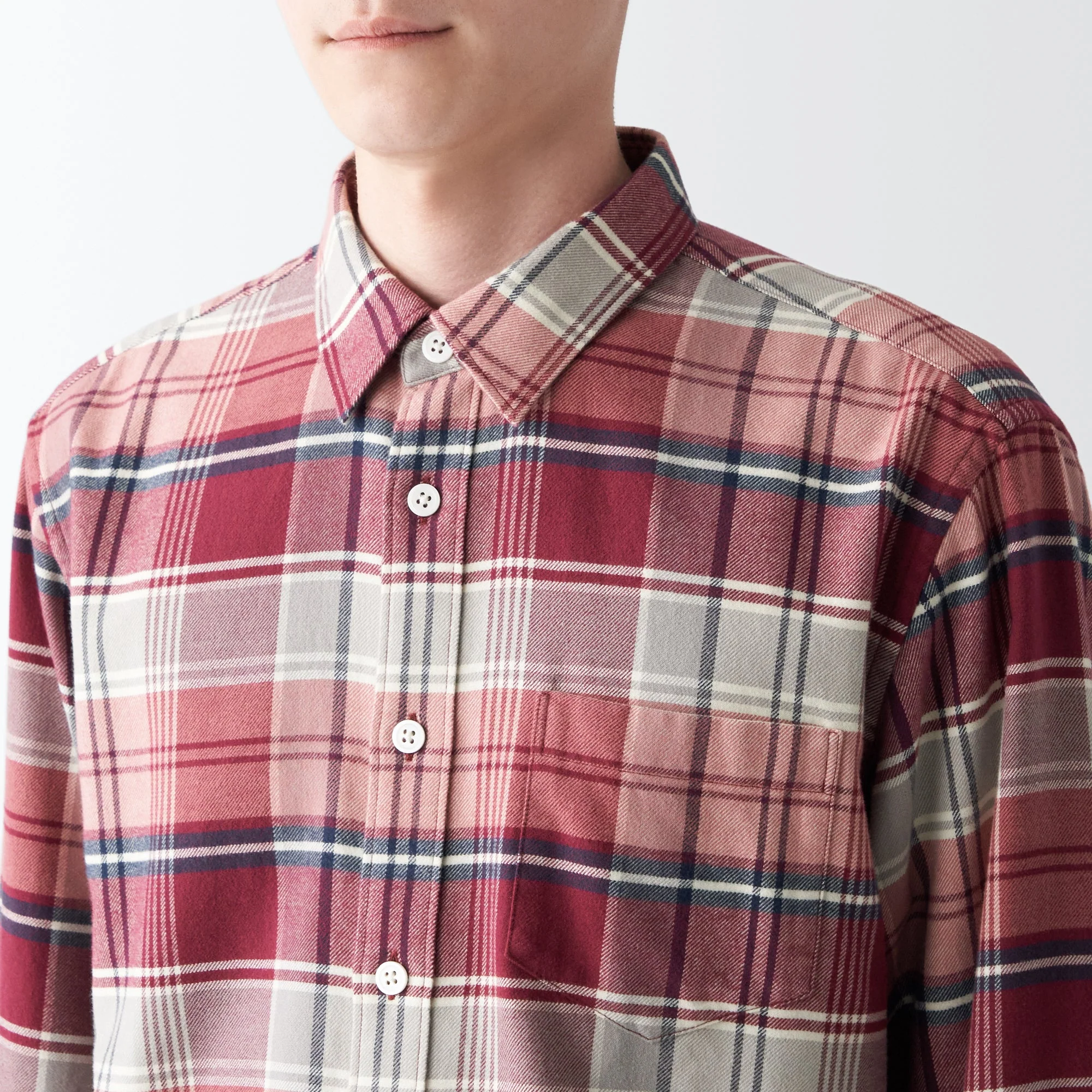 Men's Double-Brushed Flannel Patterned Shirt - Image 15