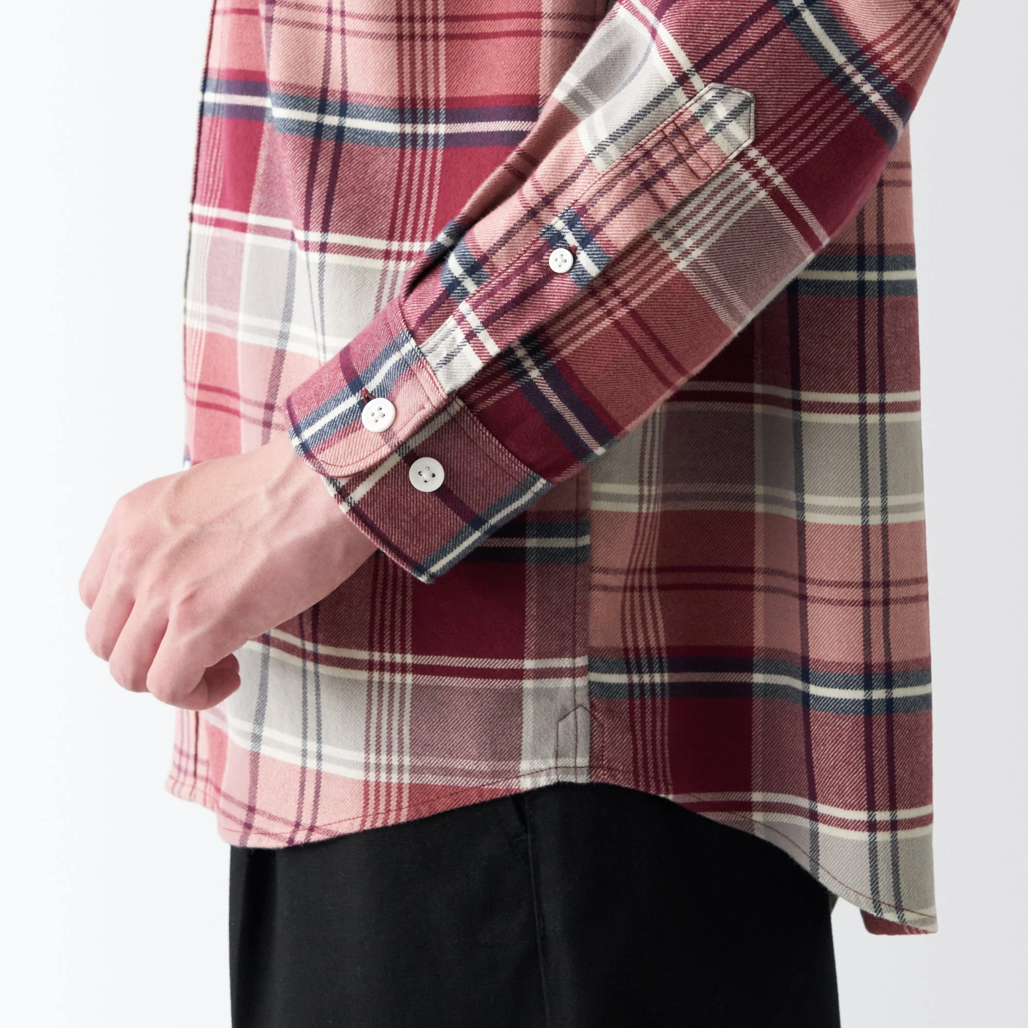 Men's Double-Brushed Flannel Patterned Shirt - Image 16