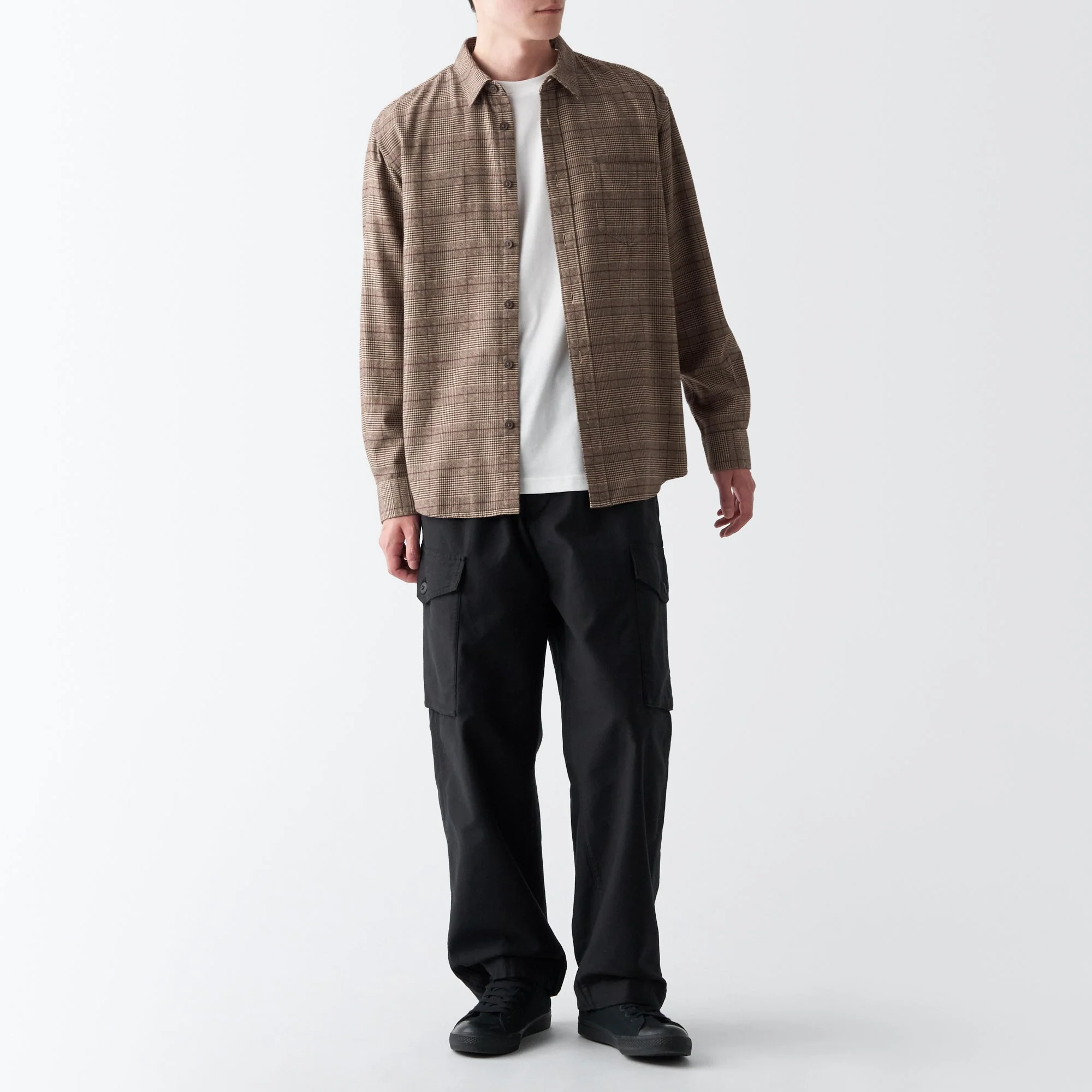 Men's Double-Brushed Flannel Patterned Shirt - Image 20