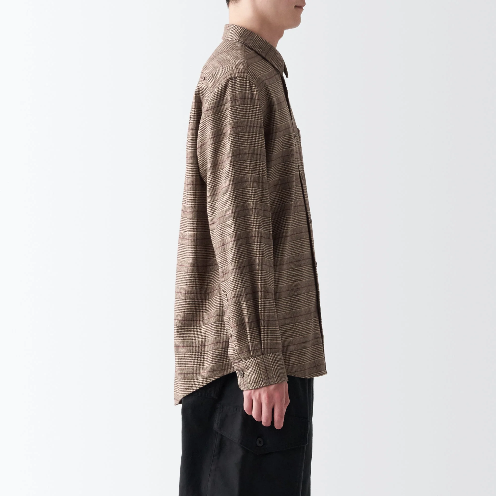 Men's Double-Brushed Flannel Patterned Shirt - Image 21
