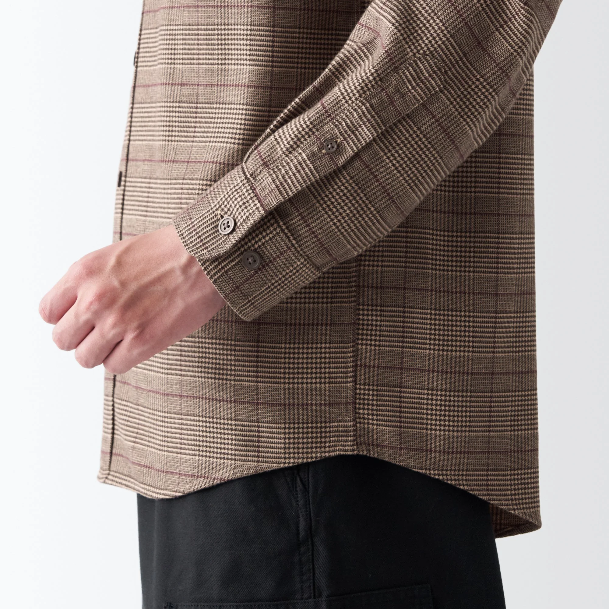 Men's Double-Brushed Flannel Patterned Shirt - Image 24
