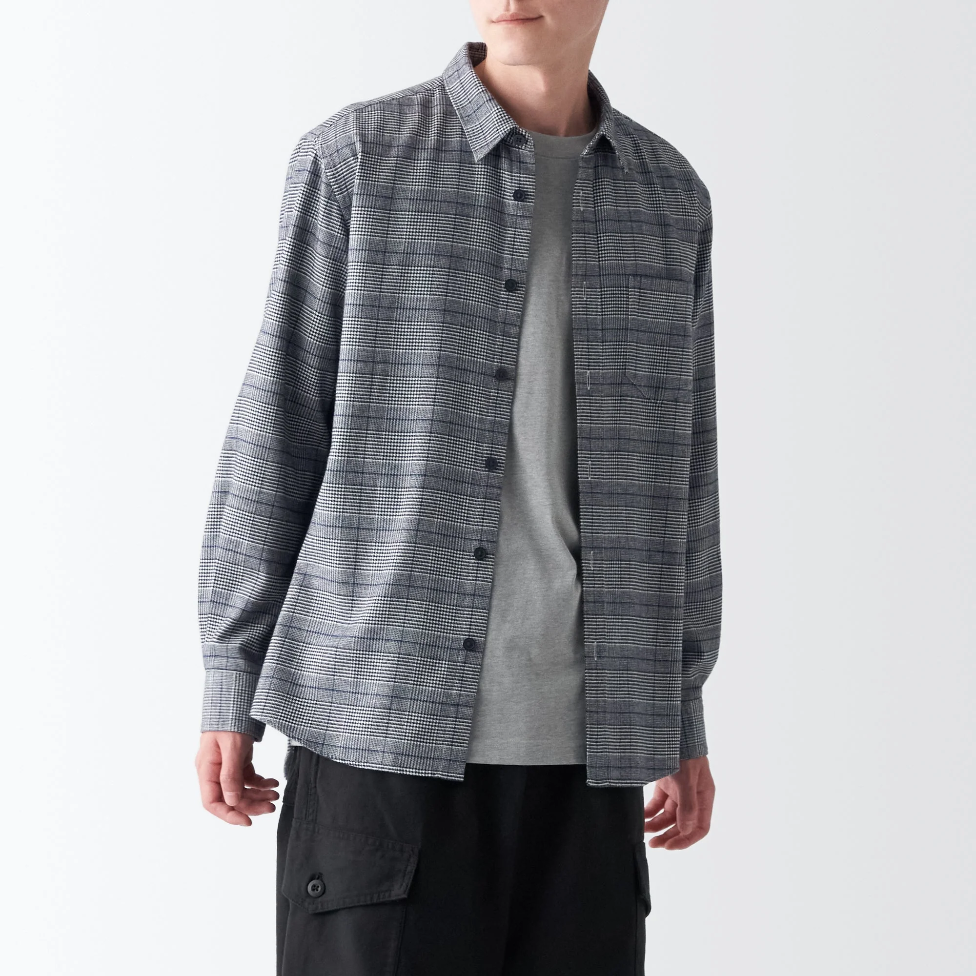 Men's Double-Brushed Flannel Patterned Shirt - Image 27