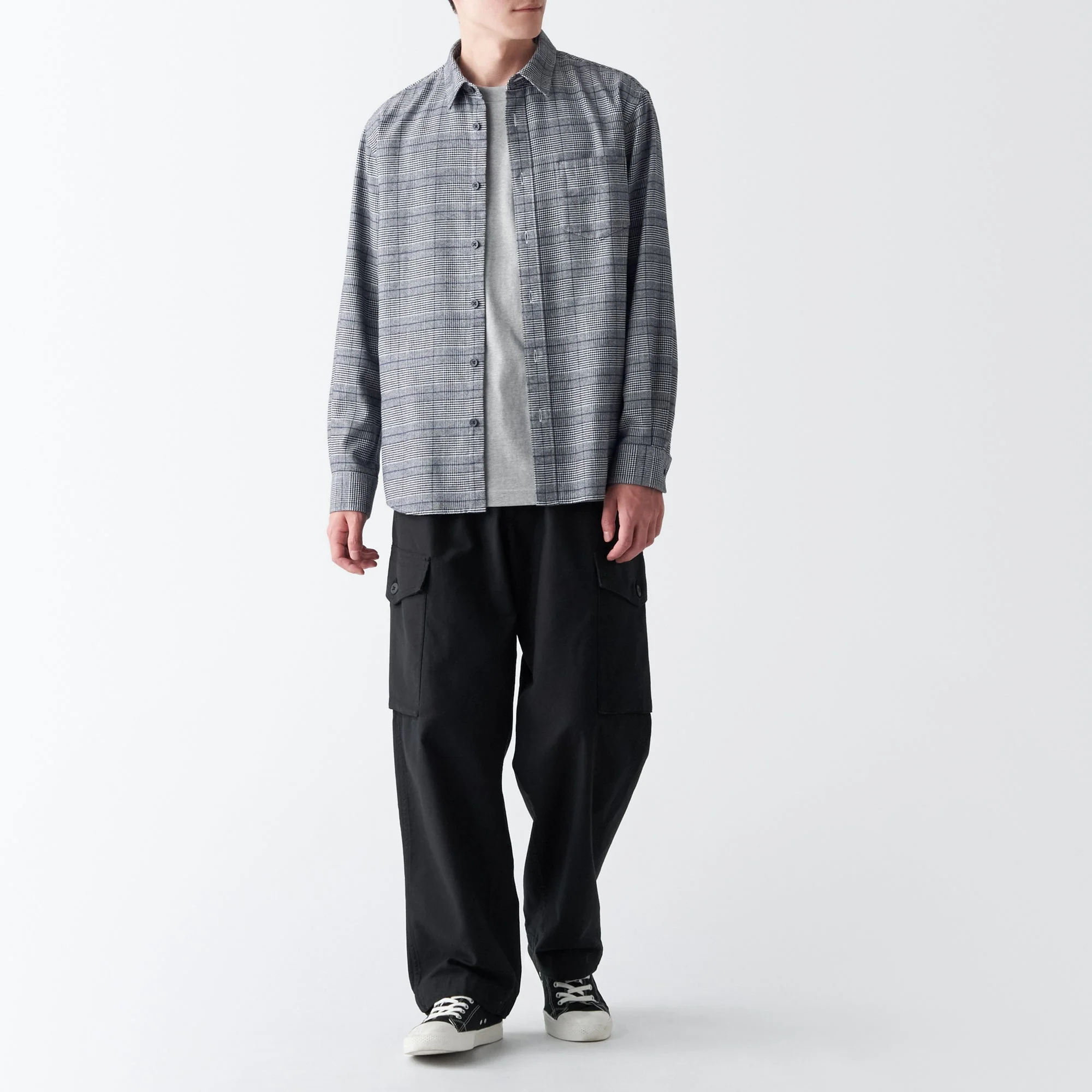 Men's Double-Brushed Flannel Patterned Shirt - Image 28