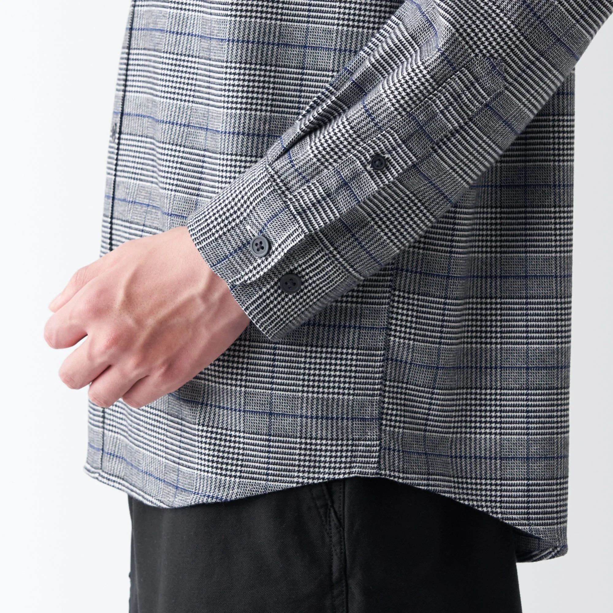 Men's Double-Brushed Flannel Patterned Shirt - Image 32