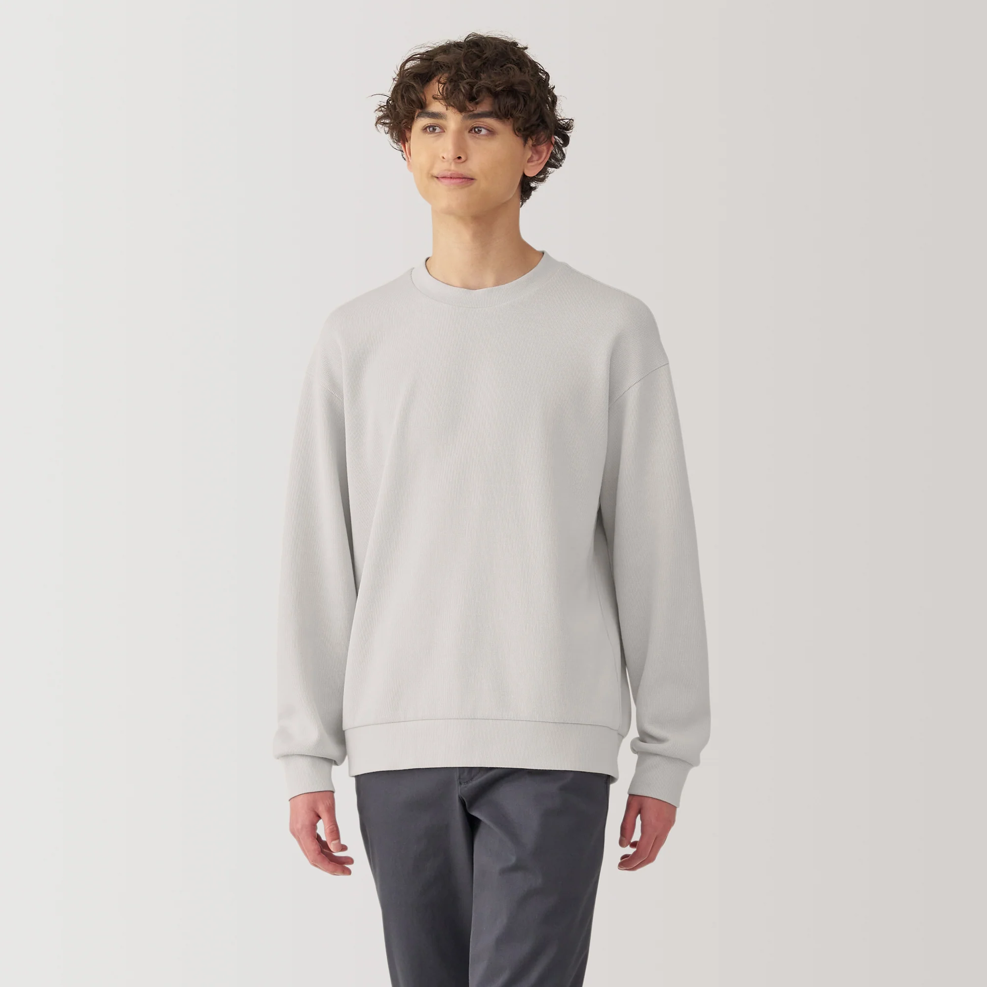 Men's Double Knit Crewneck Pullover - Image 11